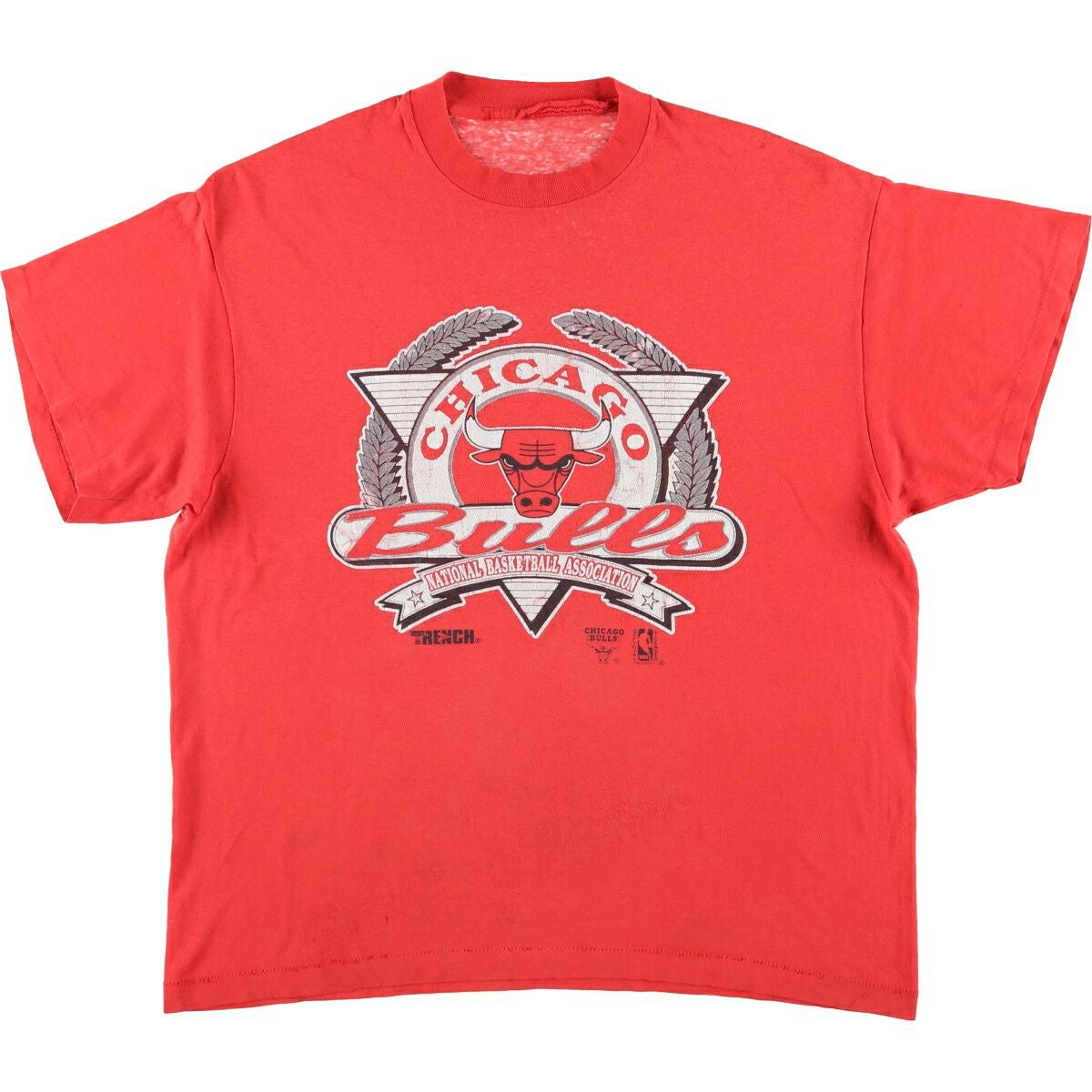 古着 90年代 TOP HALF NBA CHICAGO BULLS シカゴ ブルズ ロゴプリントT