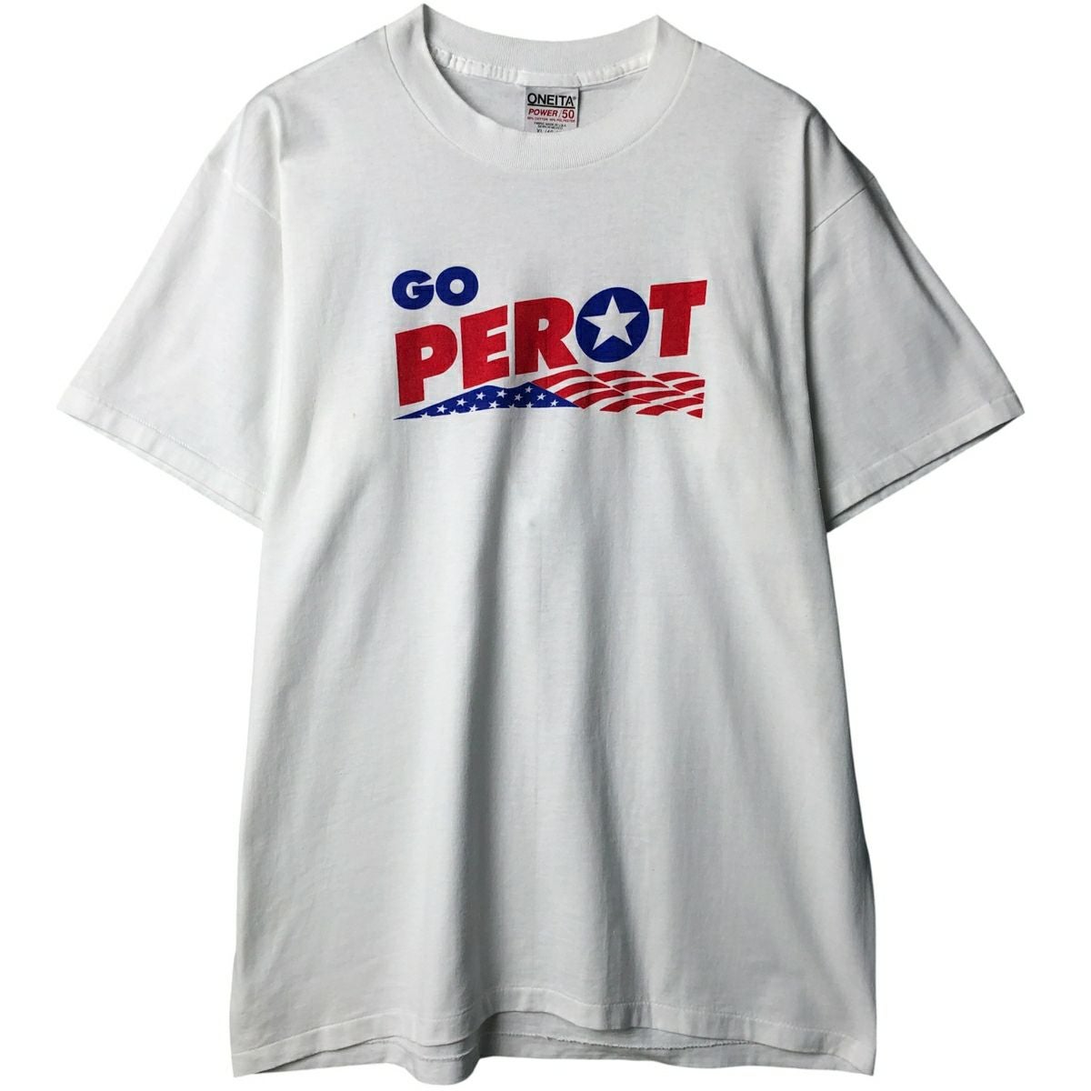 古着 90年代 オニータ ONEITA POWER/50plus プリントTシャツ USA 古着 90年代 オニータ ONEITA POWER/50plus プリントTシャツ USA