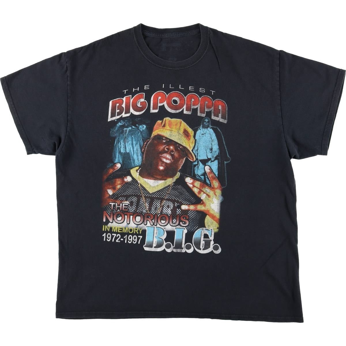 ビッグ・ノトーリアス・B.I.G. Tシャツ　vintage 90s ✨希少 スーパービッグサイズ ノトーリアスB.I.G フォトプリント ラップ