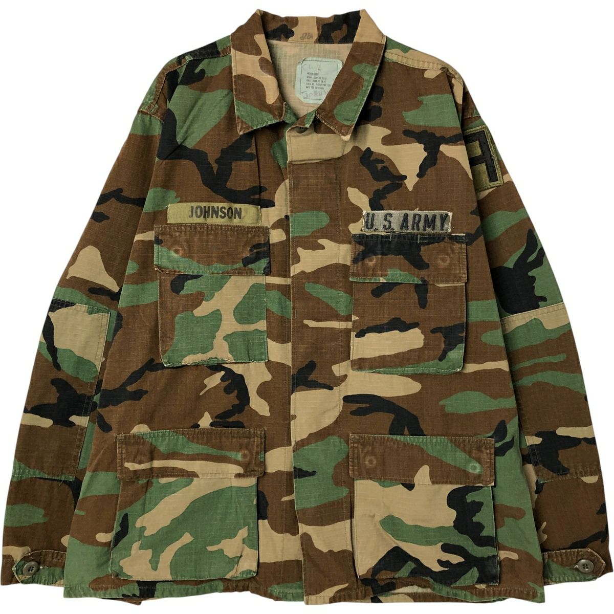 古着 80年代 米軍実品 迷彩柄 ウッドランドカモ U.S. ARMY B.D.U