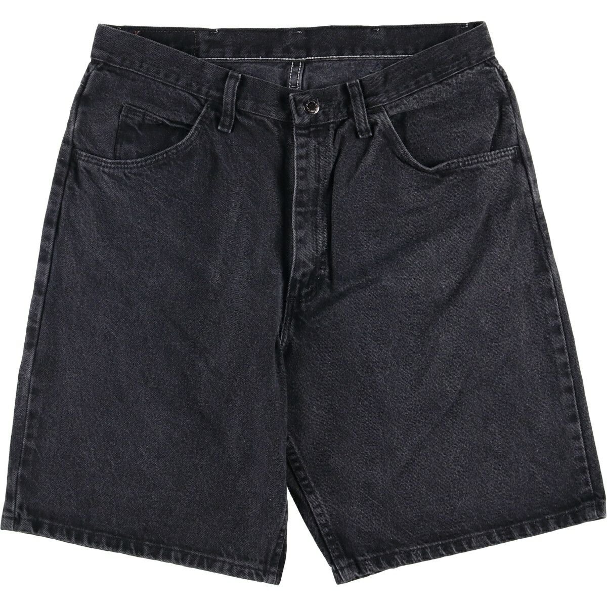古着 ラングラー Wrangler ブラックデニムショーツ ショートパンツ