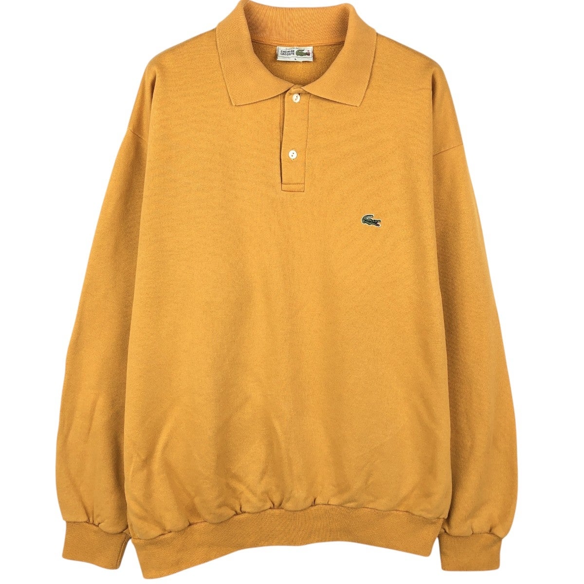 古着 80～90年代 ラコステ LACOSTE 襟付き ワンポイントロゴスウェット