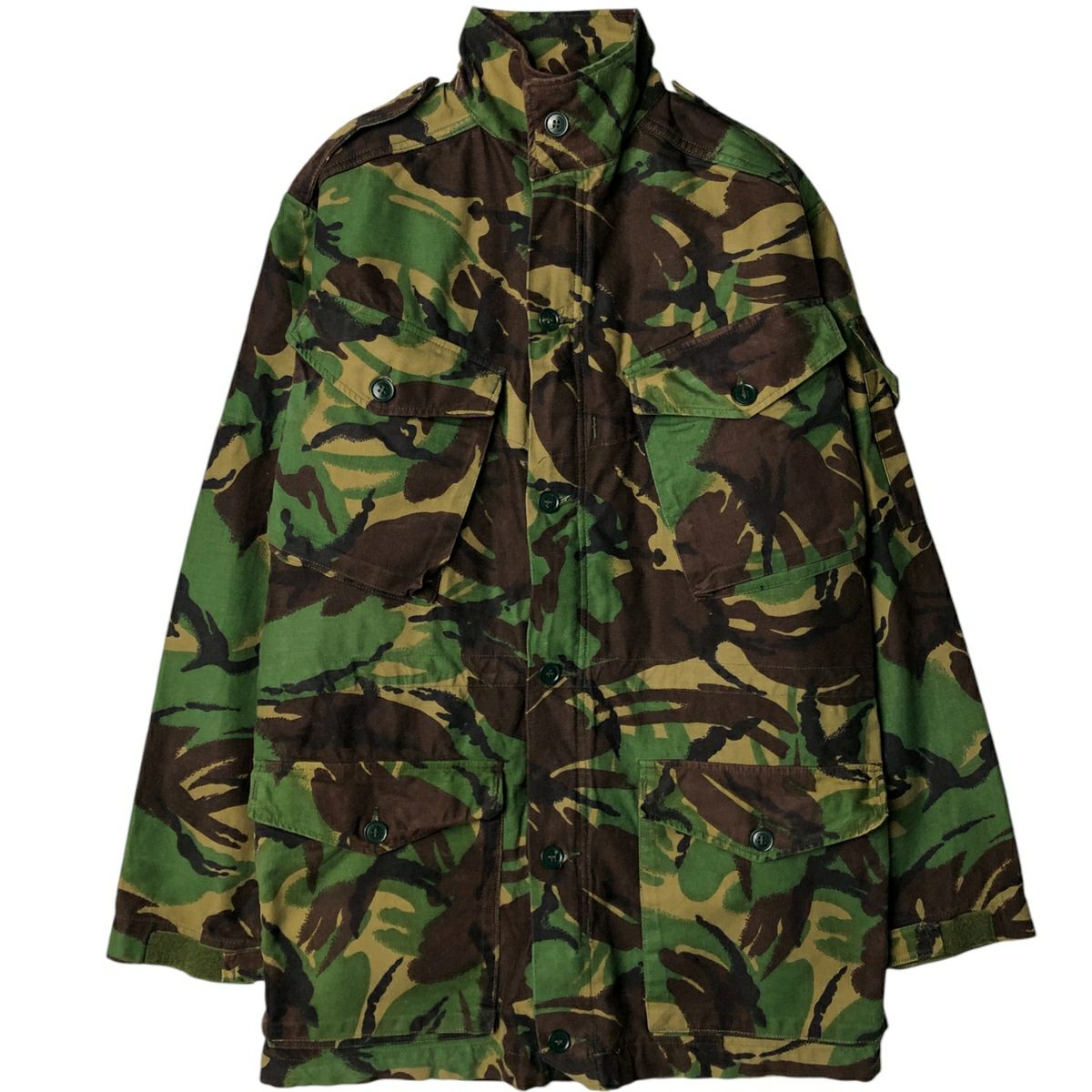 古着 イギリス軍 迷彩柄 DPMカモ ミリタリー コンバットジャケット 170