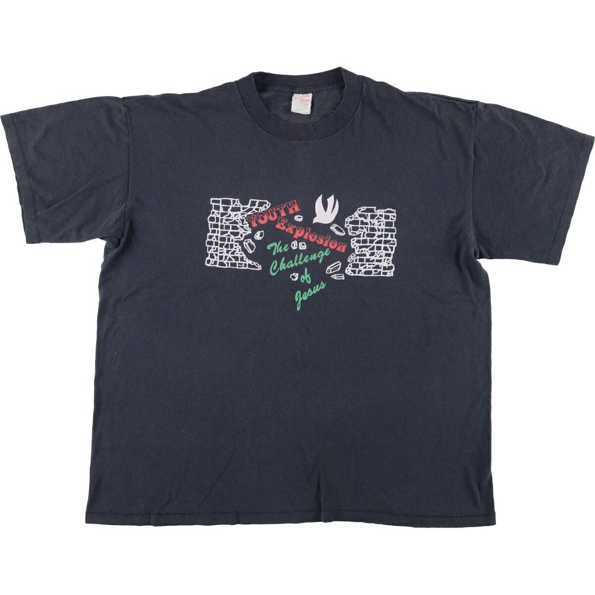 古着 90年代 AMERICAN プリントTシャツ USA製 メンズXL相当