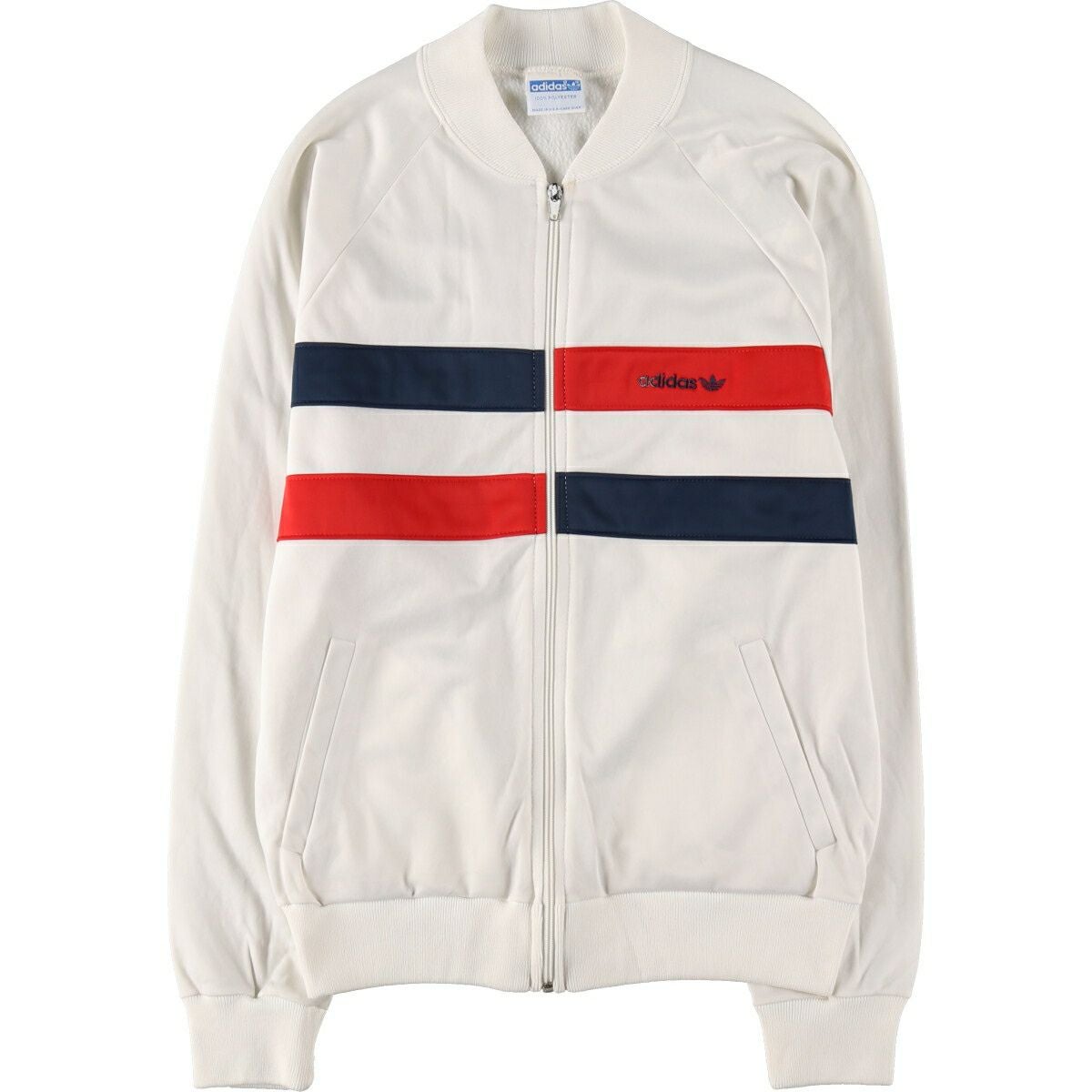  70-80’s シルバータグ ジャージ トラックジャケット 古着 70～80年代 アディダス adidas ジャージ トラックジャケット USA