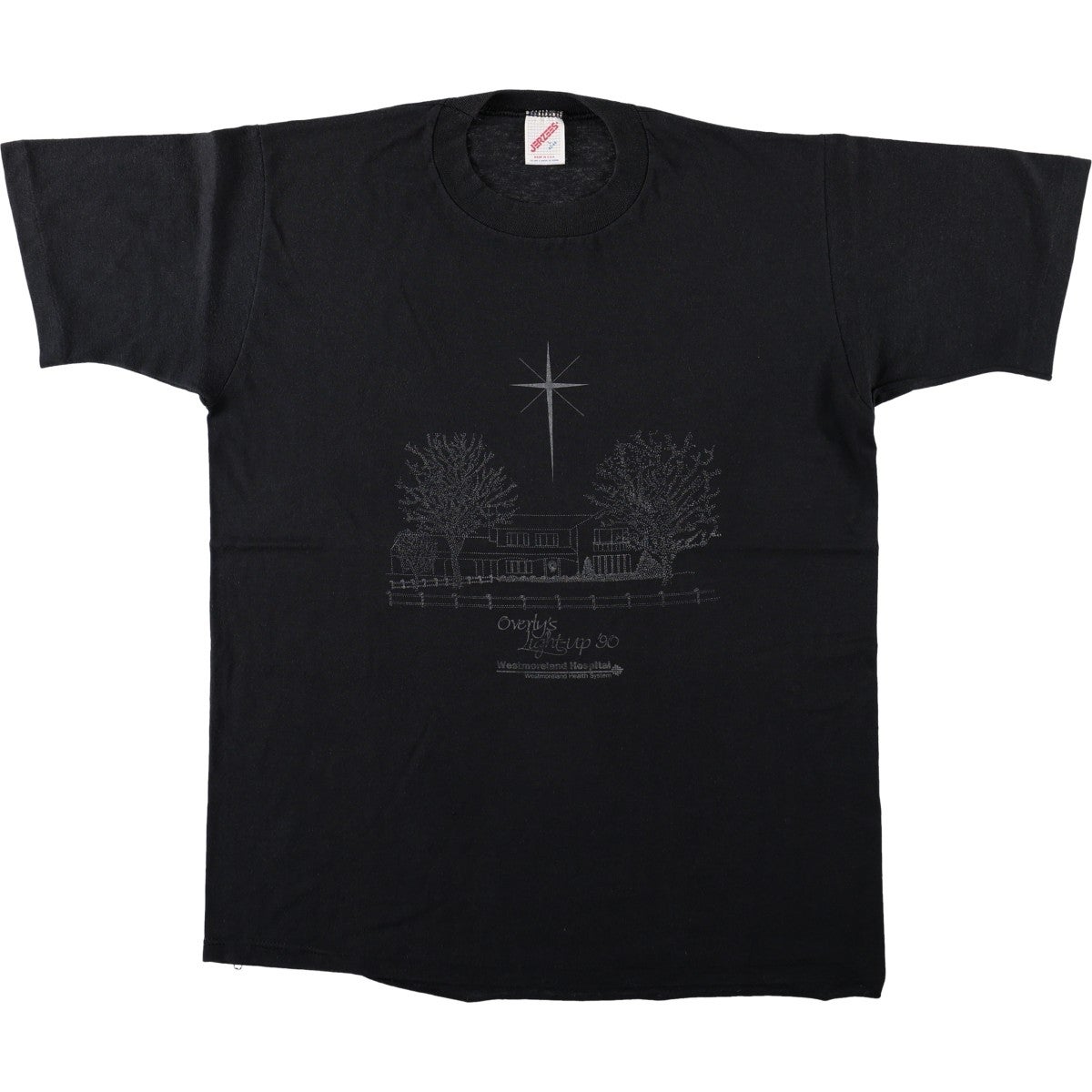 古着 90年代 ジャージーズ Jerzees プリントTシャツ USA製 メンズXL
