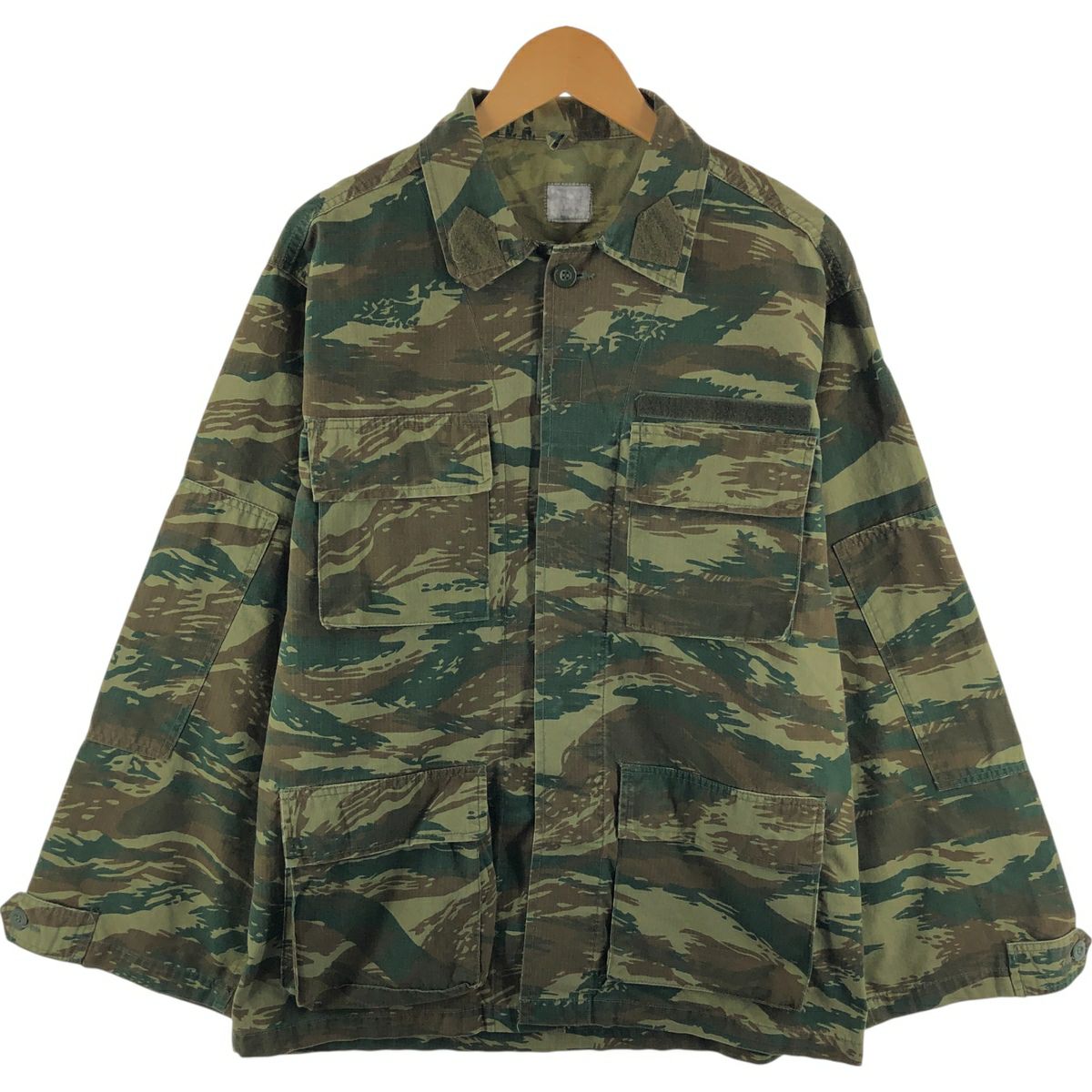 古着 ギリシャ軍 迷彩柄 B.D.U リザードカモ ミリタリージャケット