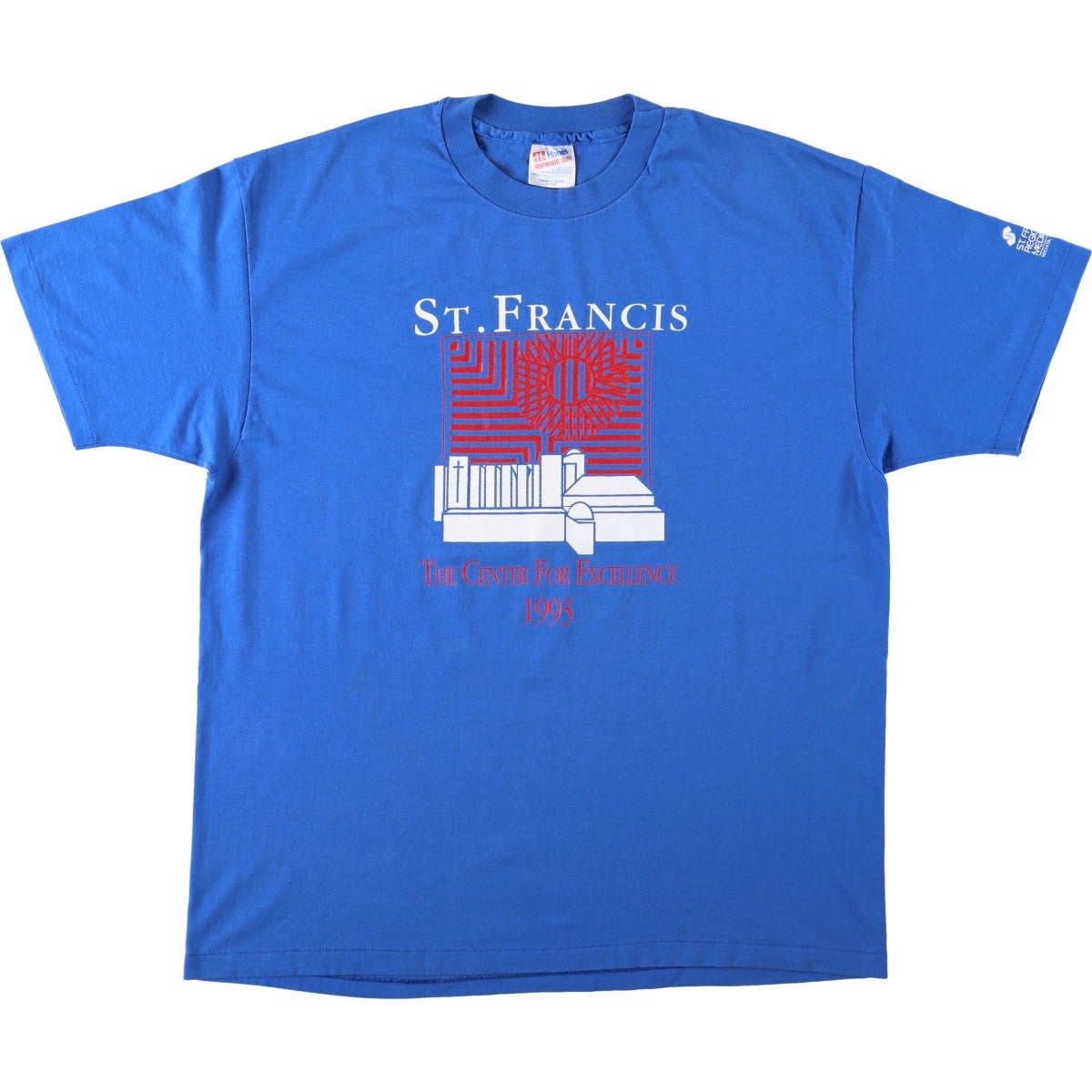古着 90年代 ヘインズ Hanes HEAVYWEIGHT 50/50 プリントTシャツ USA製