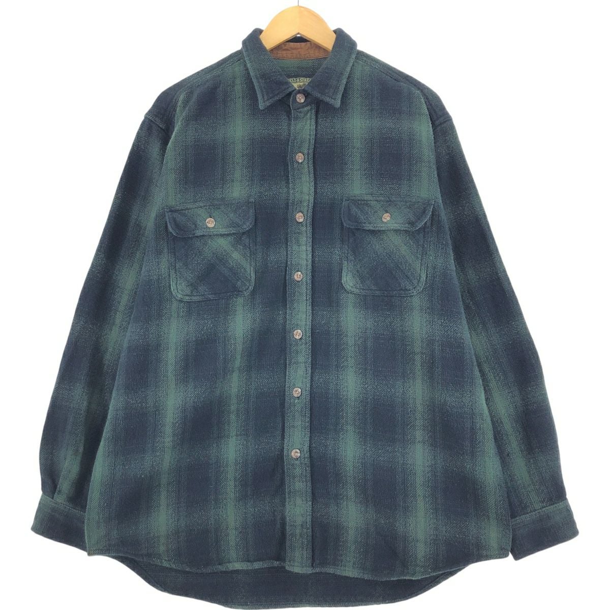 古着 フィールドアンドストリーム FIELD&STREAM 長袖 ヘビーネル