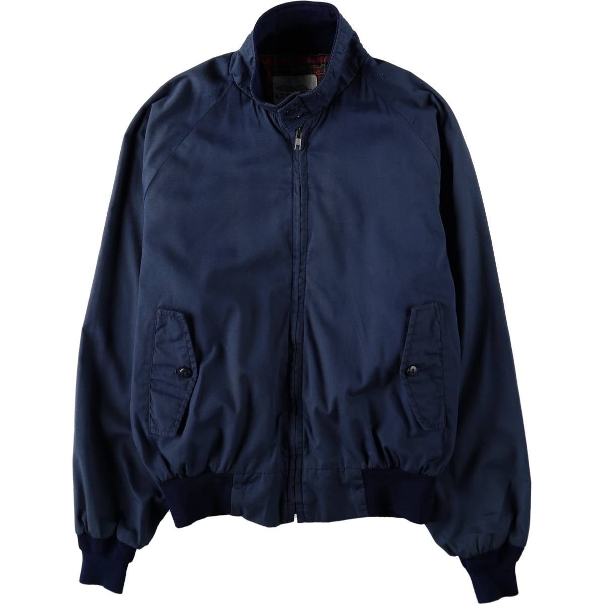 90s USA製　キングルイ　ワークジャケット　スイングトップ　ネイビ 古着 キングルイ King Louie PRO FIT ハリントンジャケット スイング