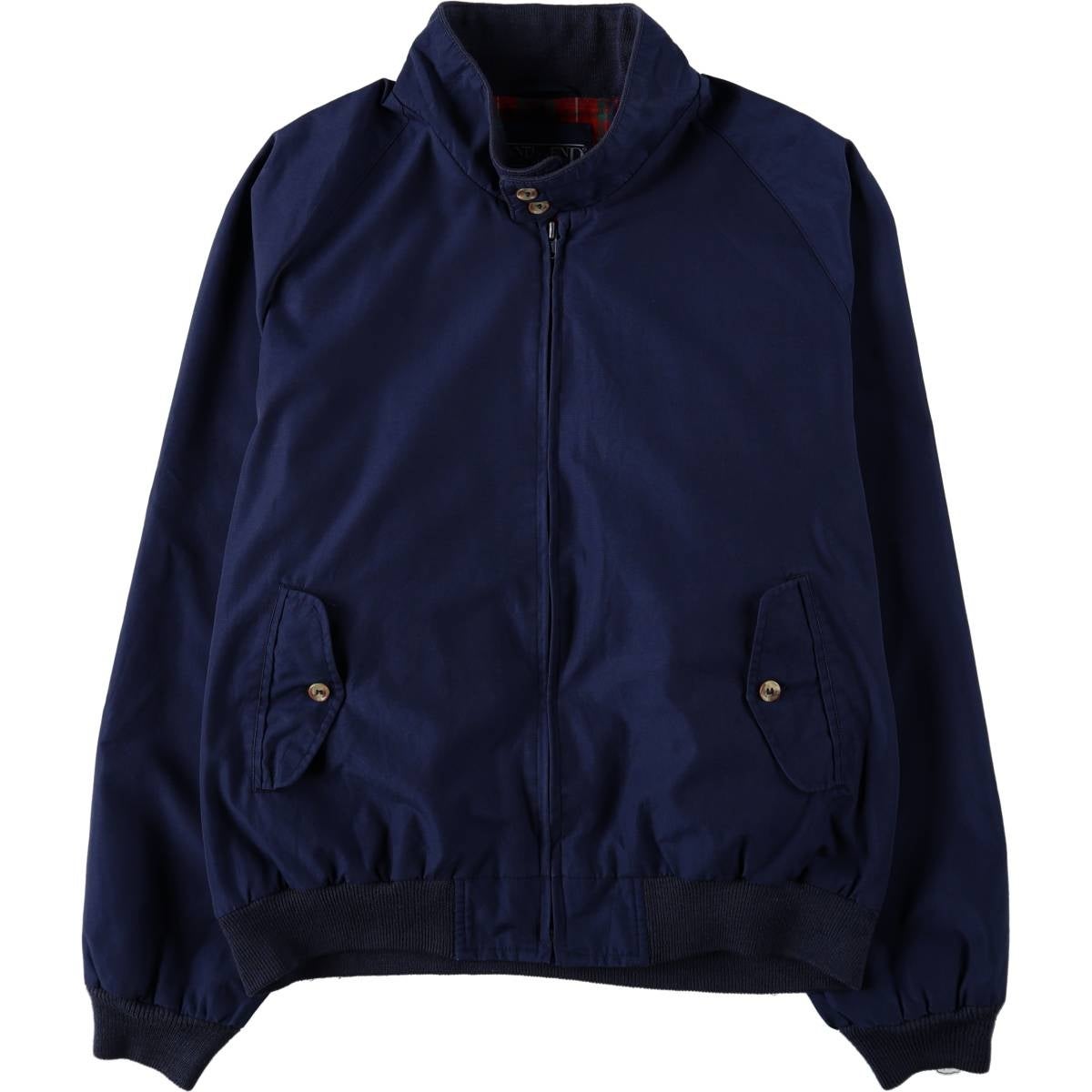 古着 80～90年代 ランズエンド LANDS END ハーフジップ ナイロンプル