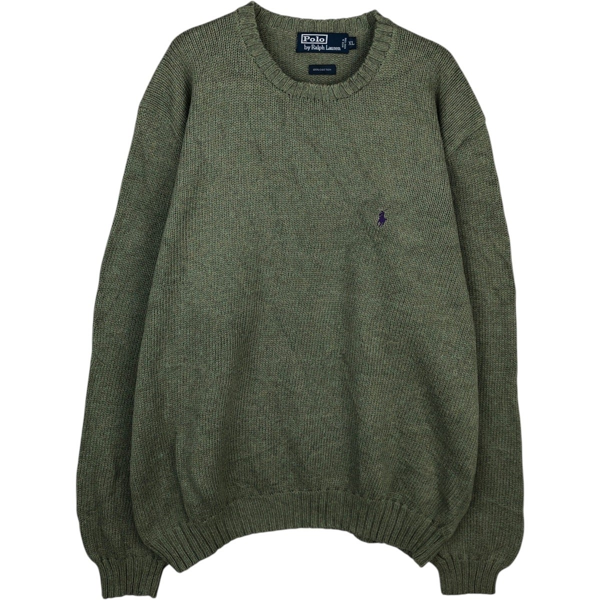 古着 ラルフローレン Ralph Lauren POLO by Ralph Lauren コットンニットセーター メンズXL相当/eaa617951 古着 ラルフローレン Ralph Lauren POLO by Ralph Lauren コットン