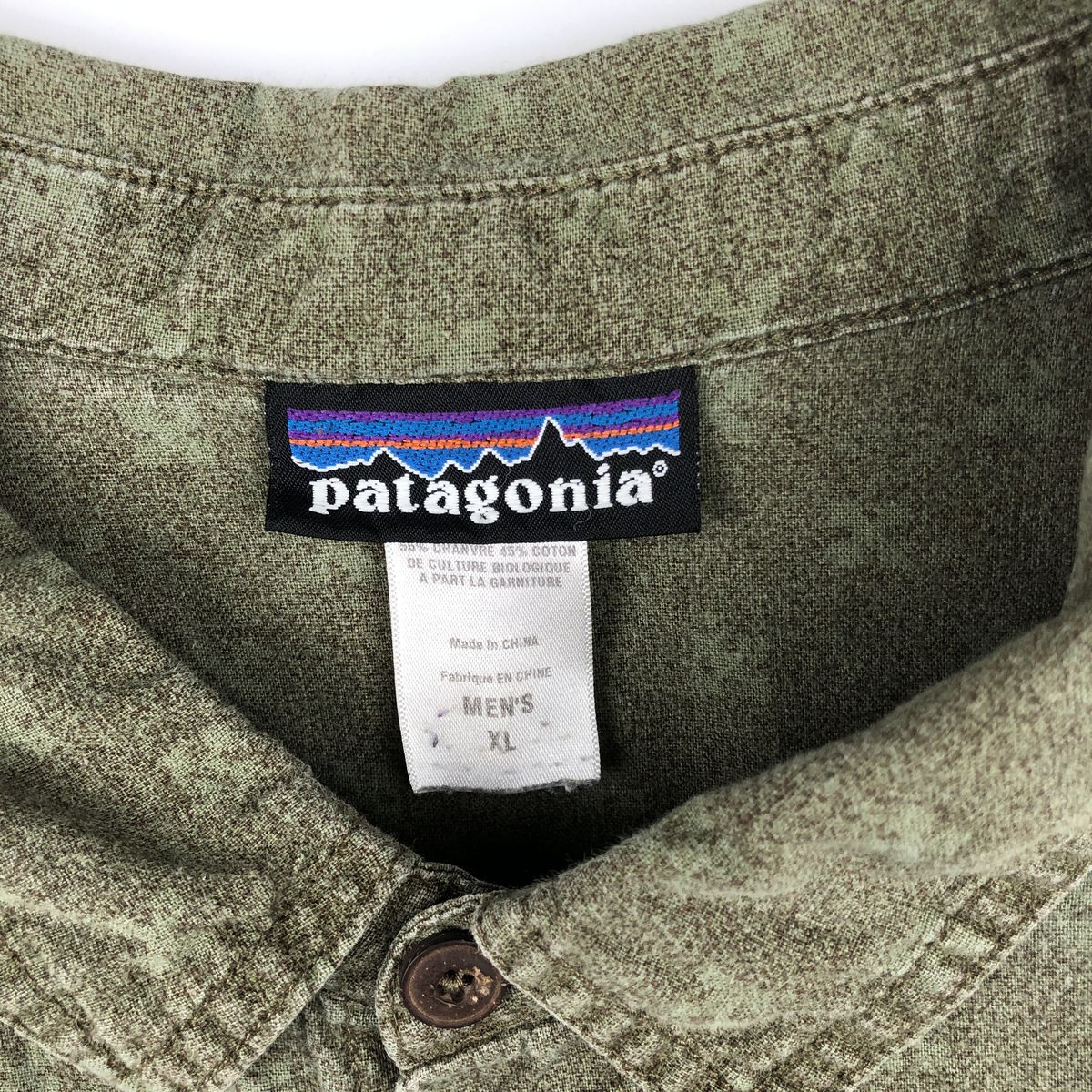 古着 パタゴニア Patagonia MIGRATION HEMP SHIRT 53136S0 総柄 半袖