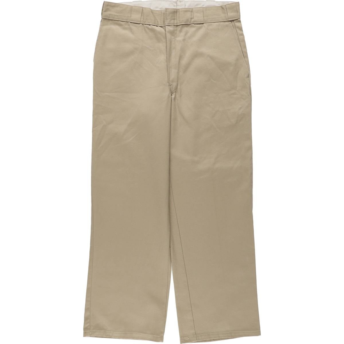 90s DICKIES USA製 ハーフパンツ ベージュ W36 ワークショーツ 古着 90年代 ディッキーズ Dickies ワークショーツ ハーフパンツ USA製