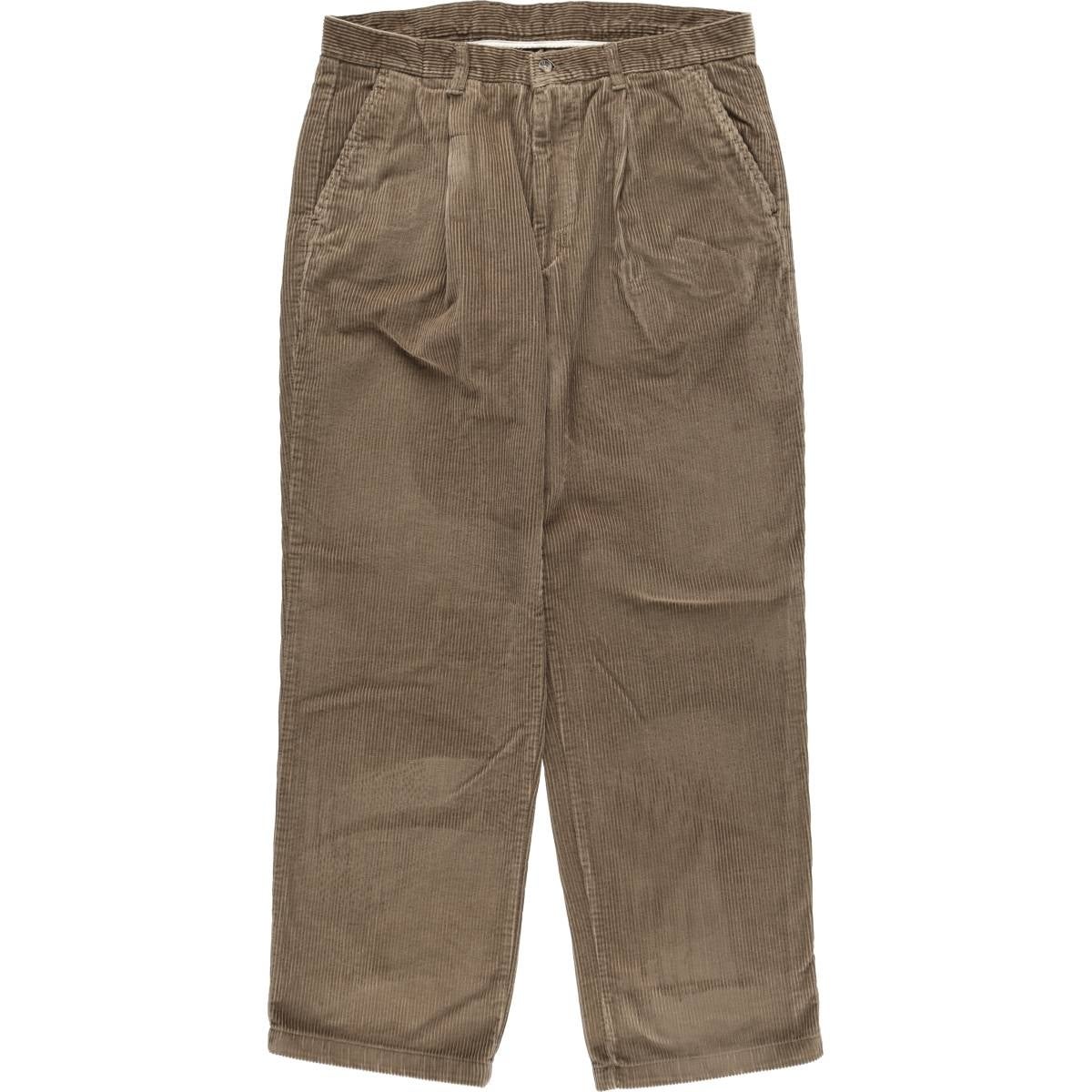 古着 Burton ツータック 太畝 コーデュロイパンツ メンズw30相当