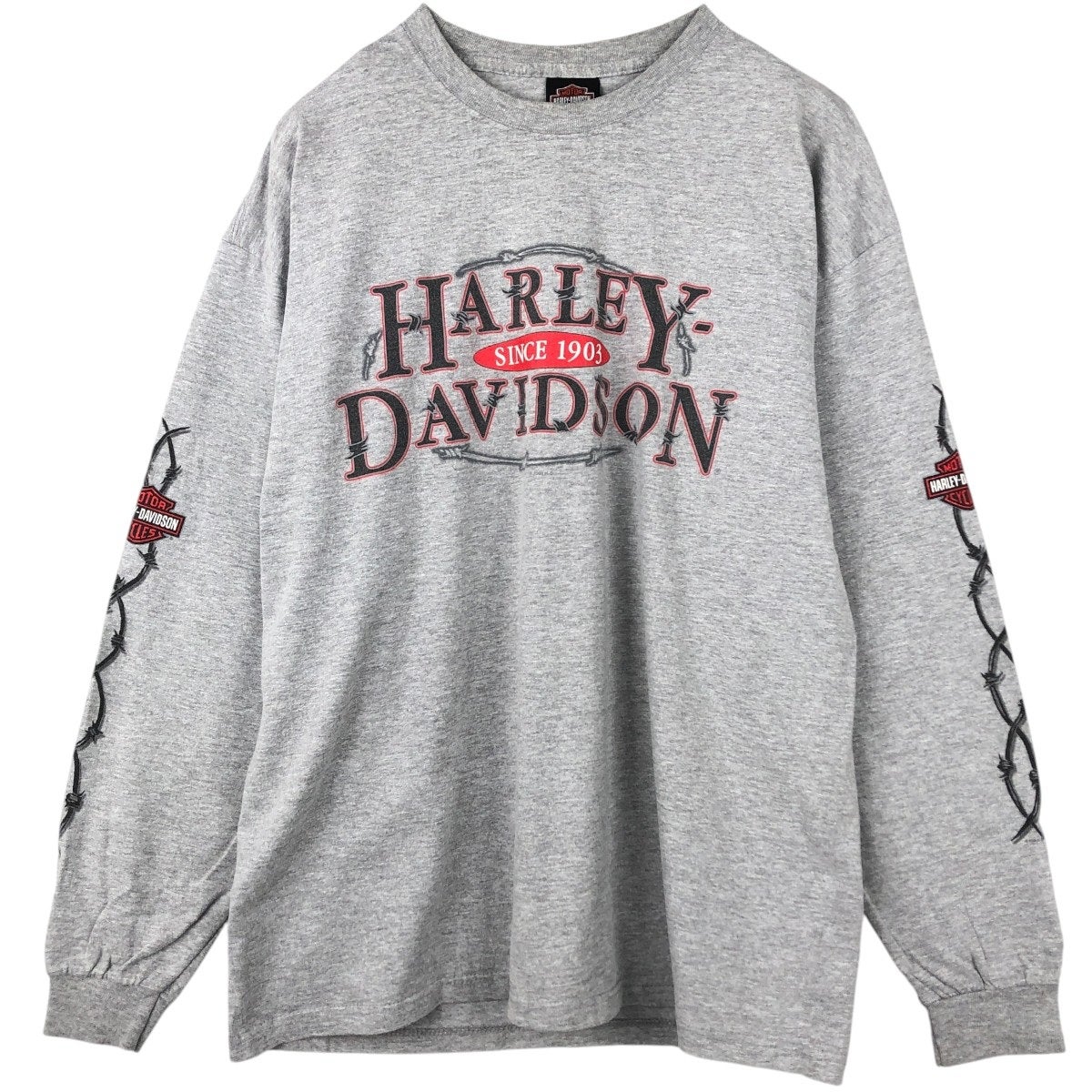 古着 00年代 ハーレーダビッドソン Harley-Davidson ロングTシャツ