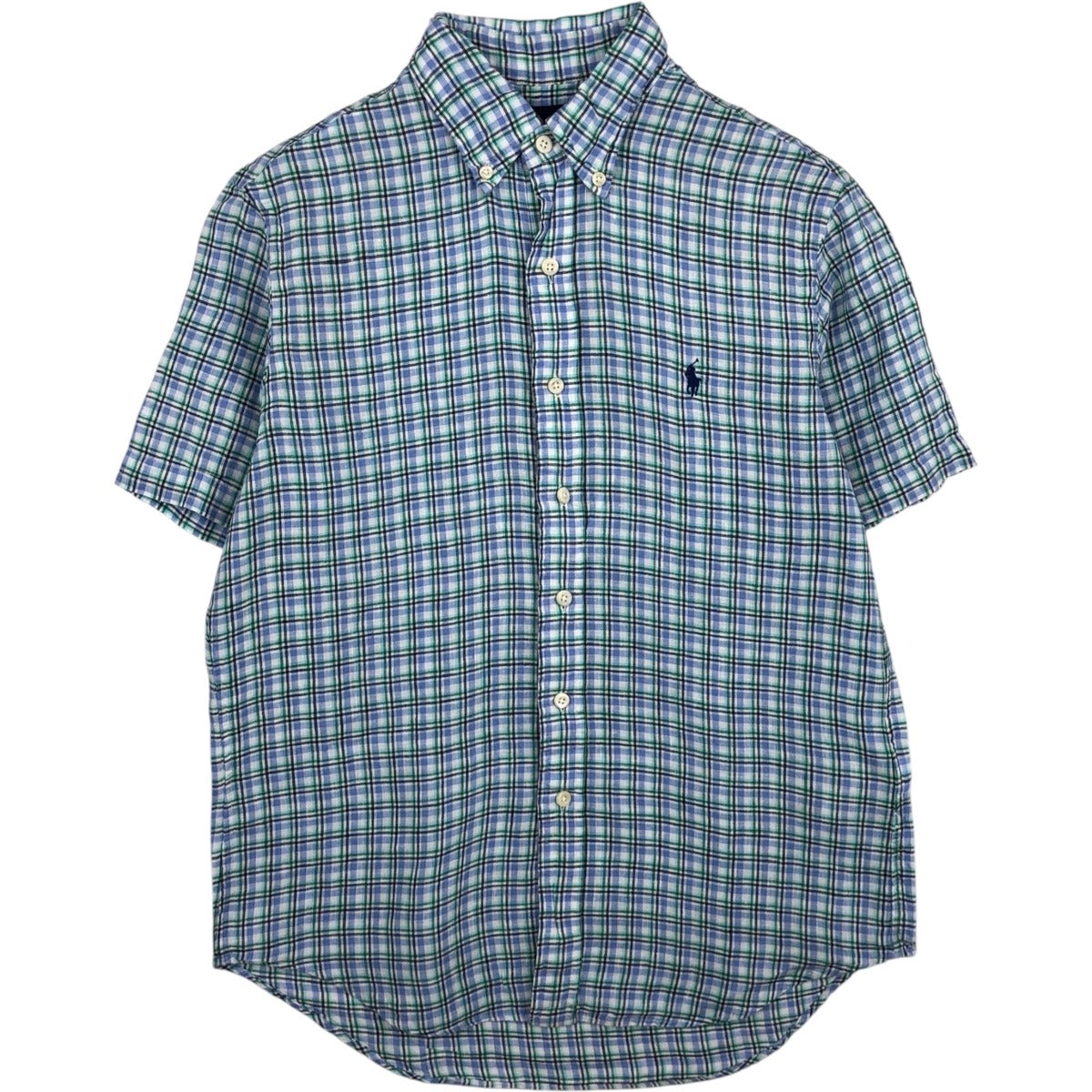古着 ラルフローレン Ralph Lauren SLIM FIT スリムフィット 五分袖