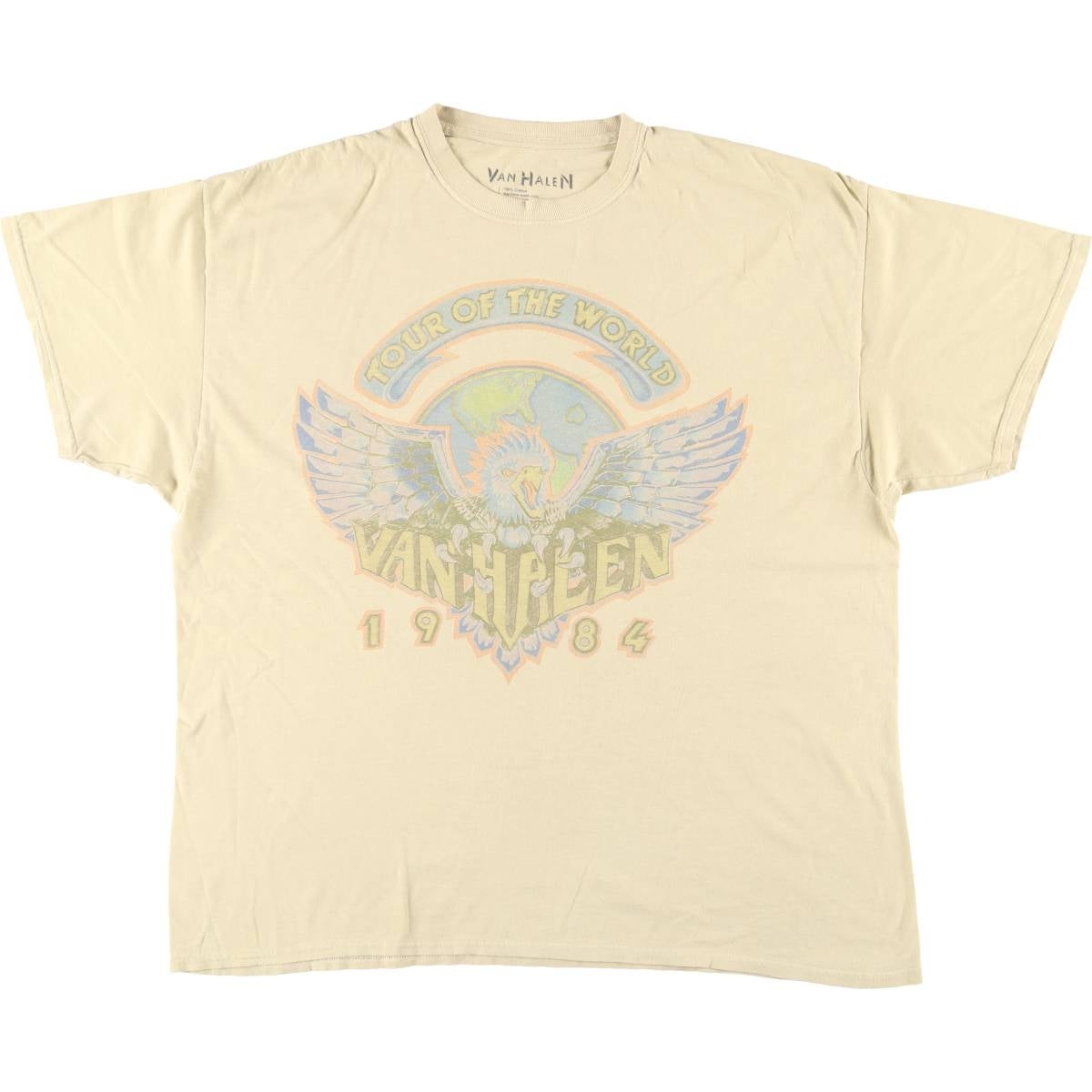 古着 VAN HALEN ヴァンヘイレン バンドTシャツ バンT メンズXL相当