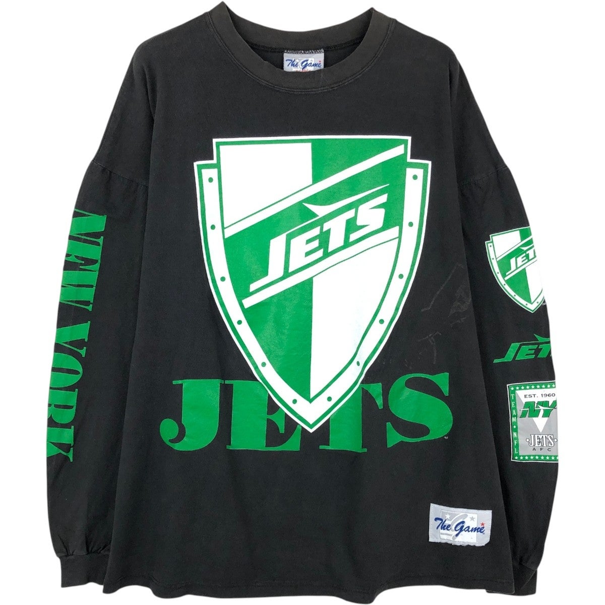 古着 90年代 THE GAME NFL NEW YORK JETS ニューヨークジェッツ ロング