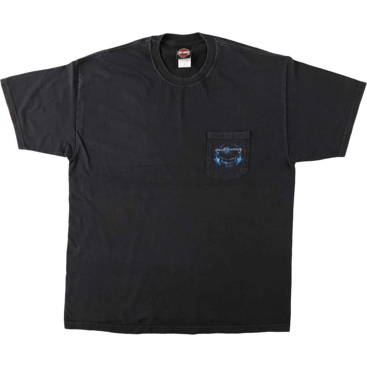 古着 00年代 DELTA ドクロ柄 スカル柄 モーターサイクル バイクTシャツ