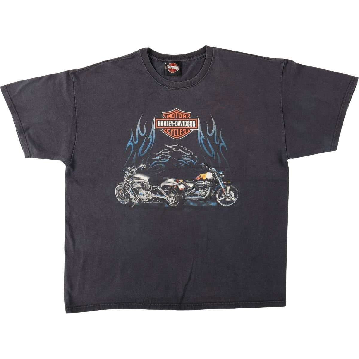 古着 00年代 ハーレーダビッドソン Harley-Davidson 鷲柄 イーグル柄
