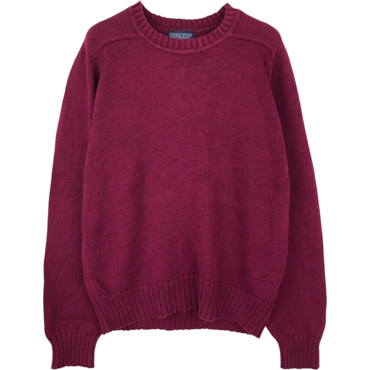 古着 90年代 ランズエンド LANDSEND コットンニットセーター USA製