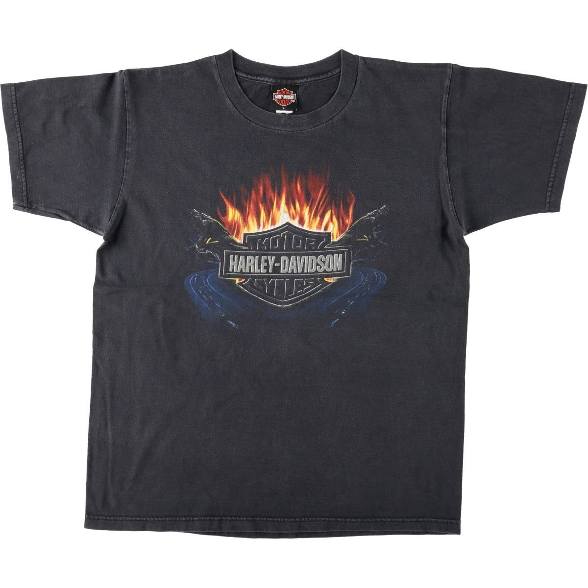 古着 00年代 ハーレーダビッドソン Harley-Davidson オオカミ柄