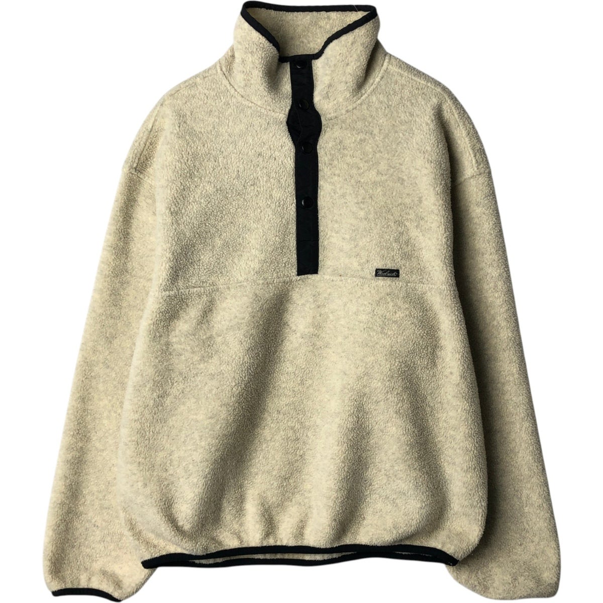 古着 90～00年代 ウールリッチ WOOLRICH チェック柄 ハーフスナップ