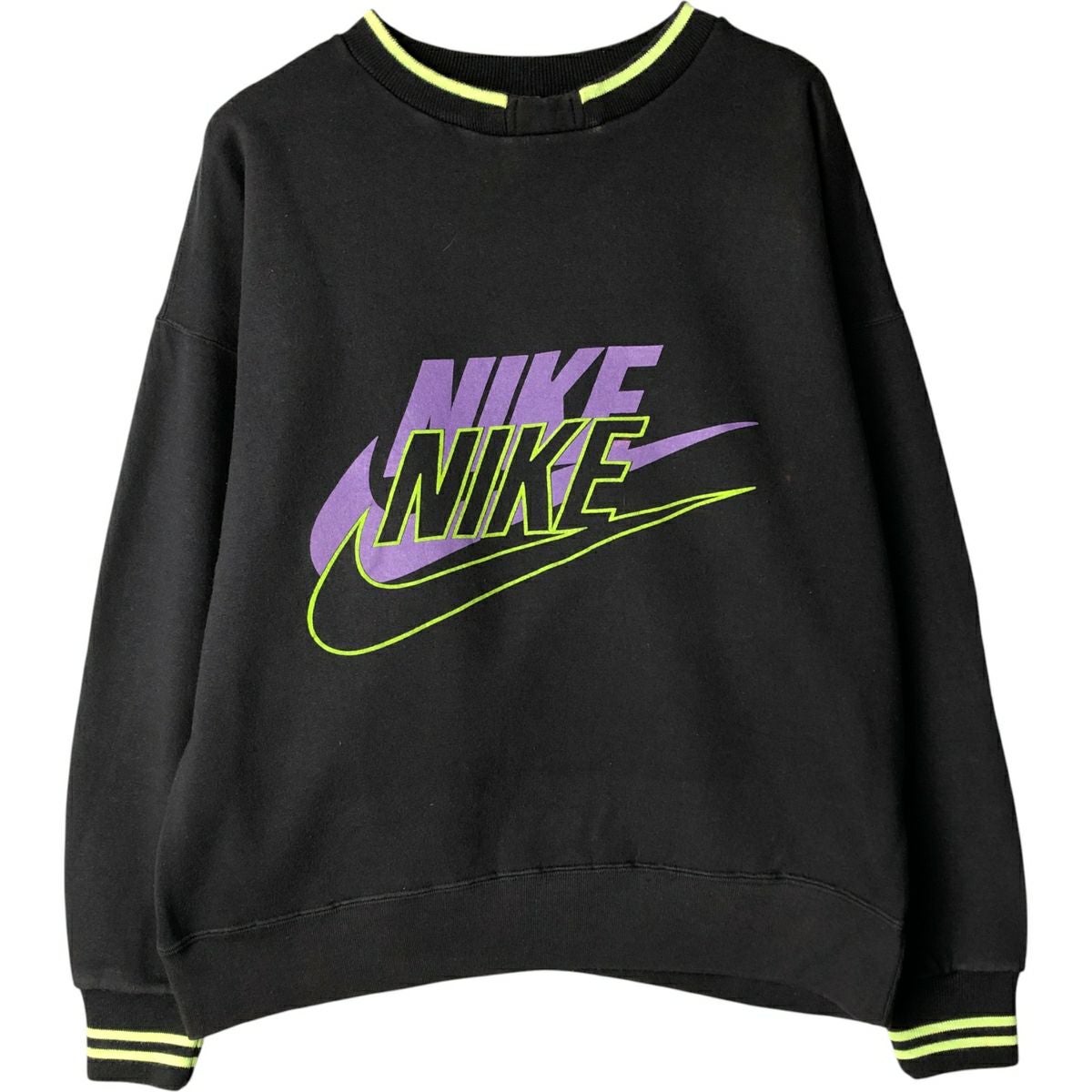 古着 80年代～ ナイキ NIKE 紺タグ ロゴスウェットシャツ トレーナー