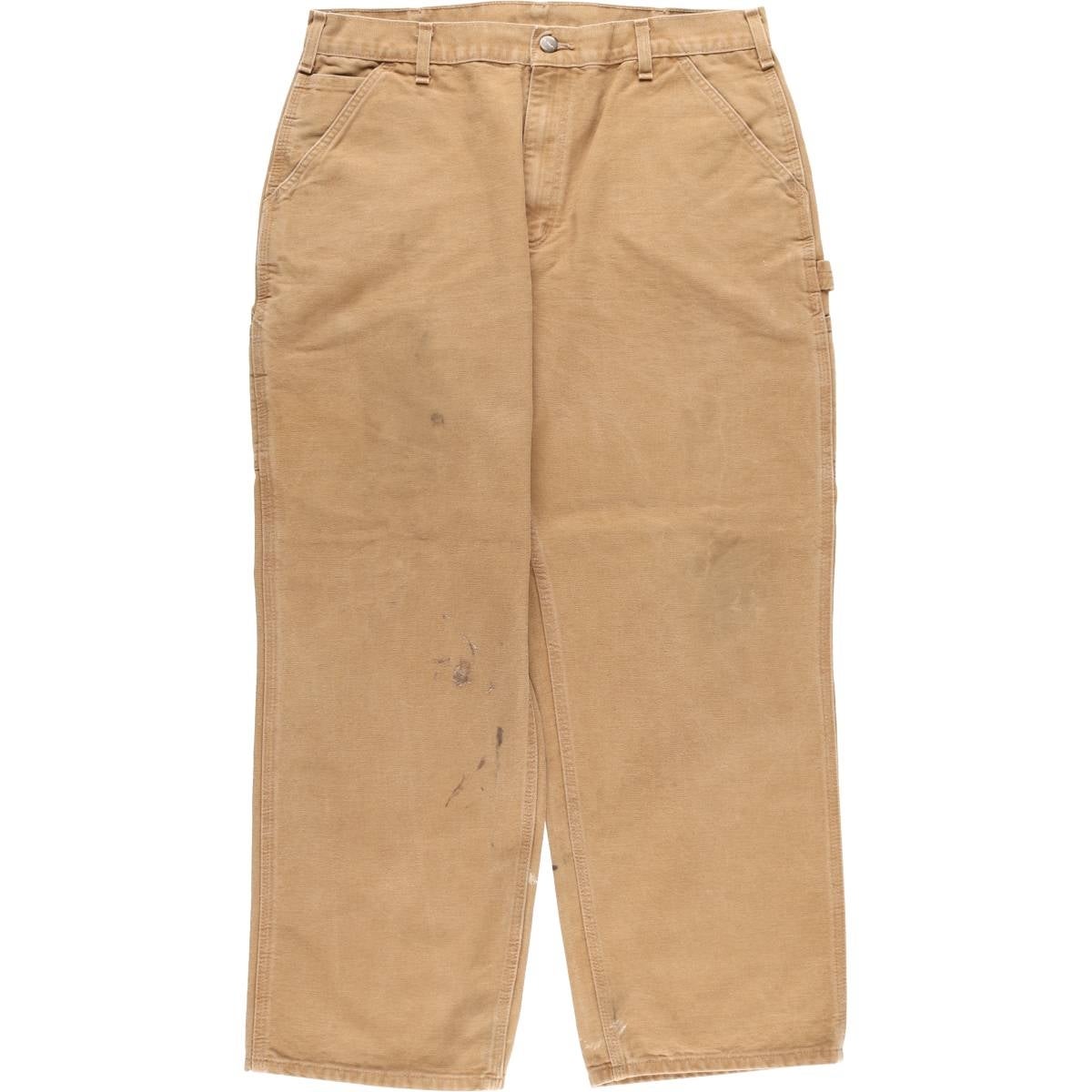わ*ぬ様 カーハート　ダック　ペインターパンツ　雰囲気抜群　ボトムス　古着　ブラ 古着 カーハート Carhartt Loose Original Fit ダブルニー ダック