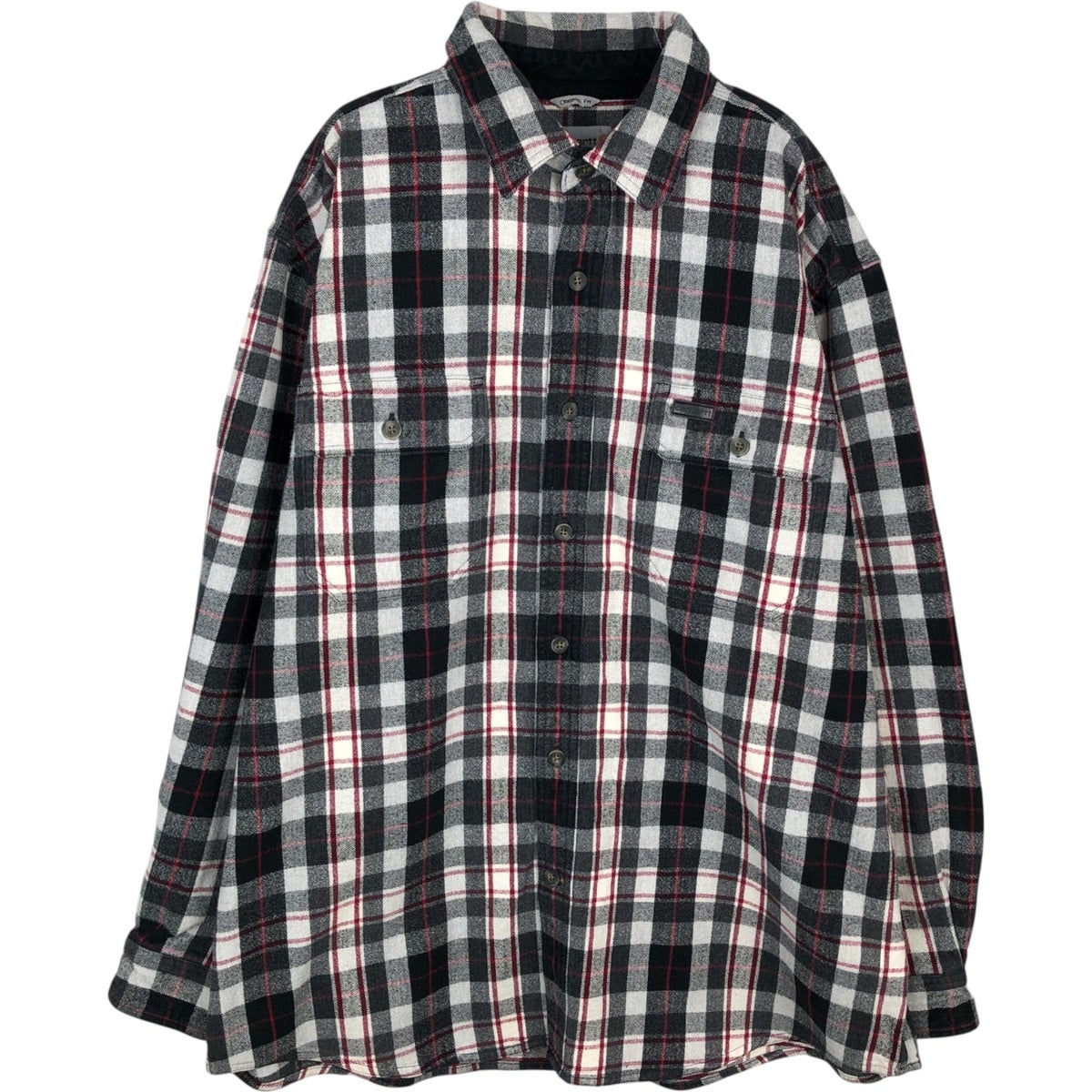 古着 カーハート Carhartt RELAXED FIT オンブレチェック 長袖