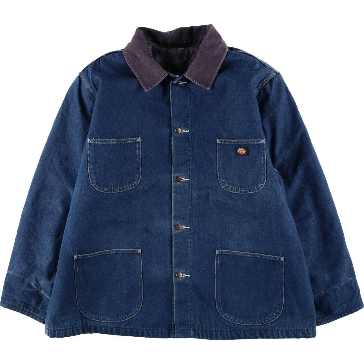 古着 ディッキーズ Dickies デニムカバーオール メンズXL相当