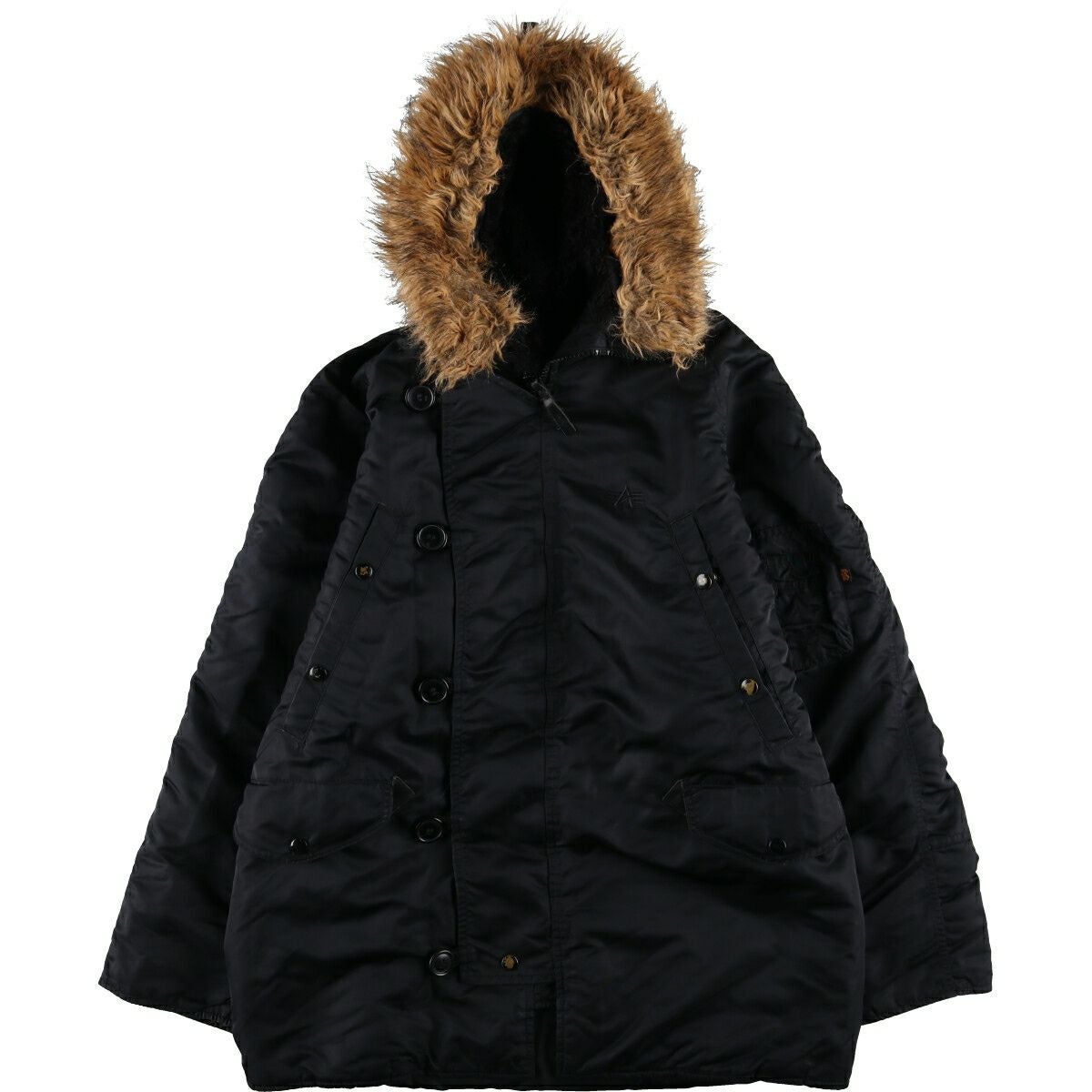 古着 アルファ ALPHA N-3Bタイプ ミリタリー フライトジャケット SMALL