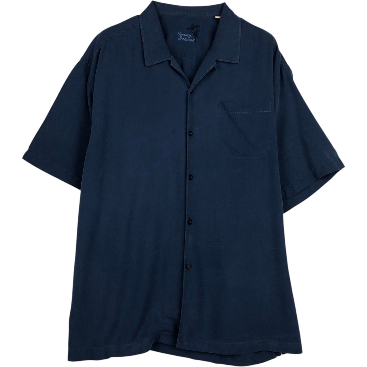 古着 トミーバハマ TOMMY BAHAMA 半袖 オープンカラー シルクシャツ