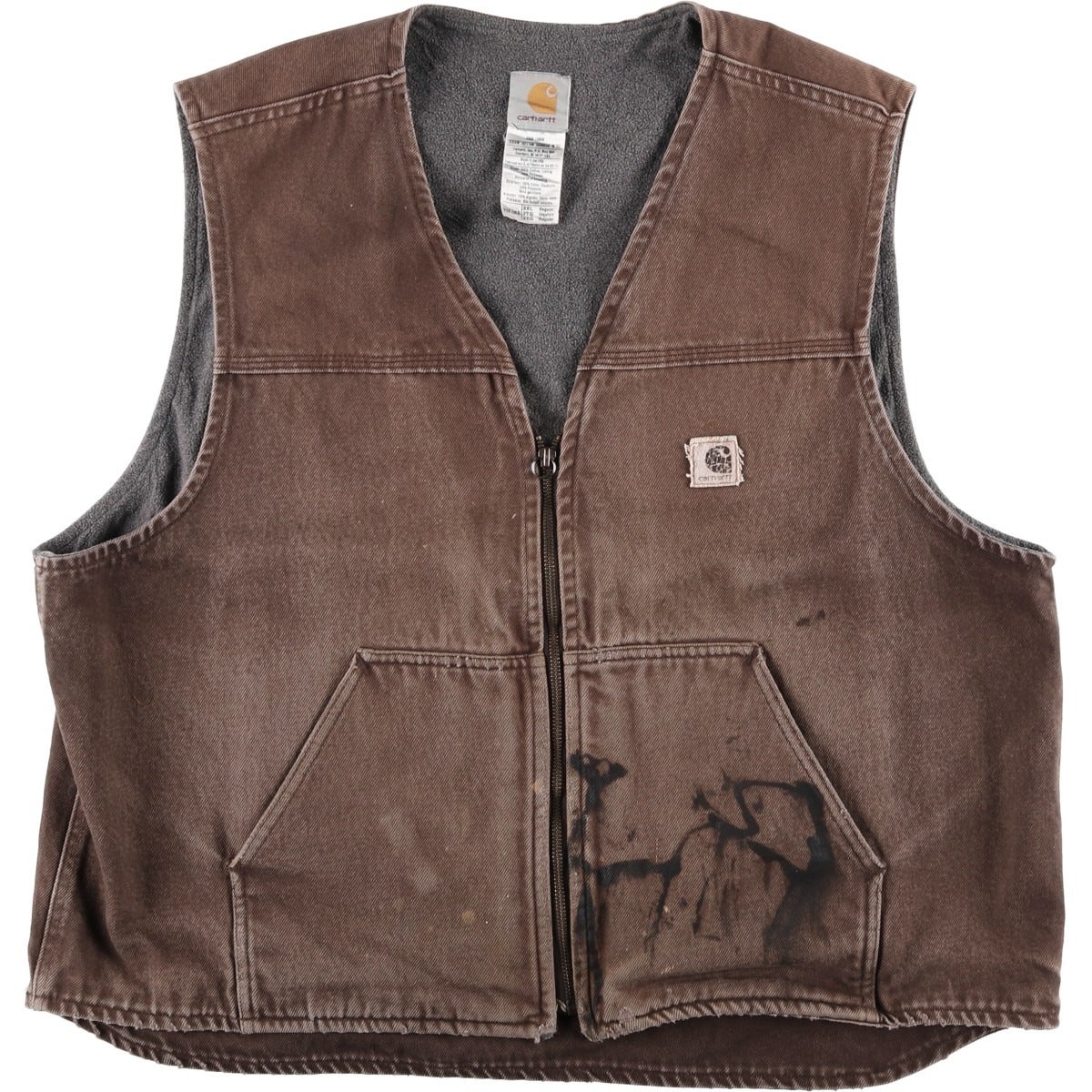 古着 80年代 カーハート Carhartt 迷彩柄 ダックハンティングベスト