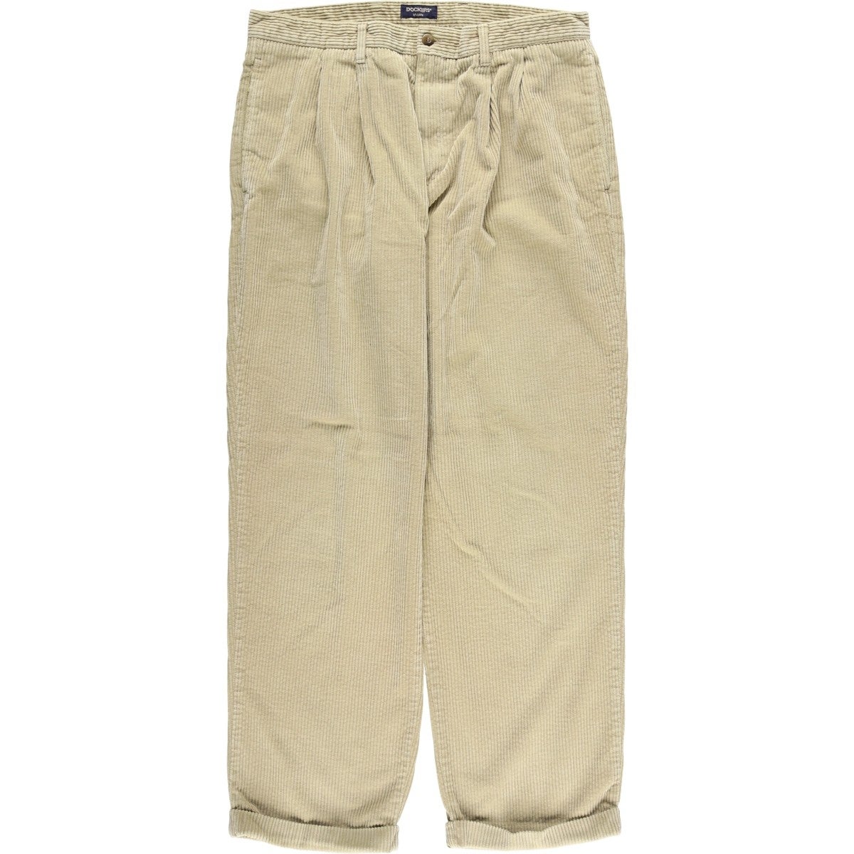 古着 ヴァレンティノ VALENTINO JEANS ツータック 太畝 コーデュロイ