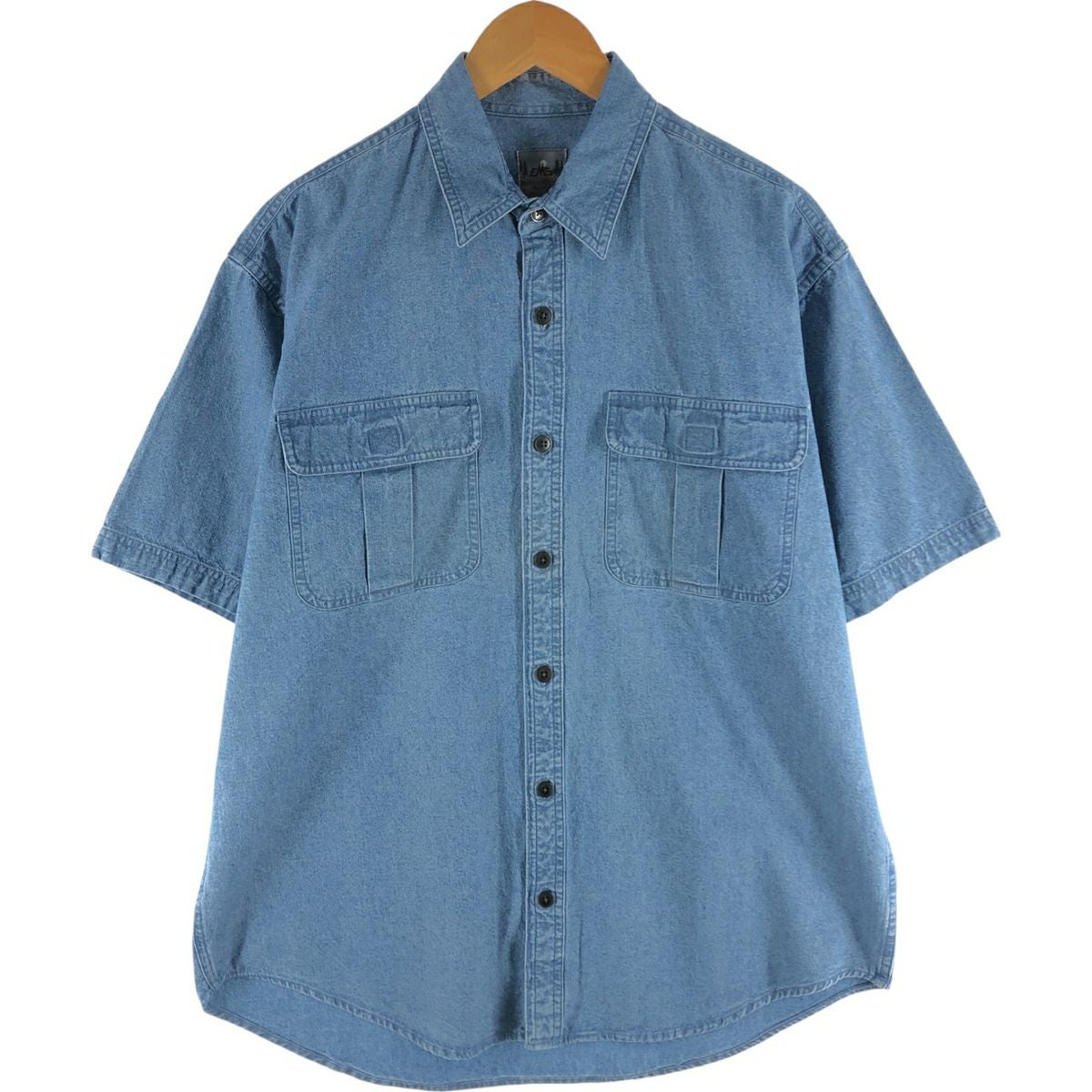 古着 70年代 Prest-Rite 長袖 プリントネルチェックシャツ メンズL相当