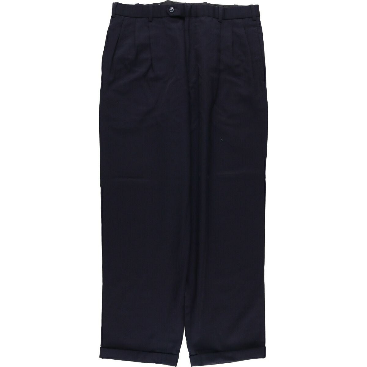 古着 Zanella ツータック ウールパンツ スラックス イタリア製 メンズ