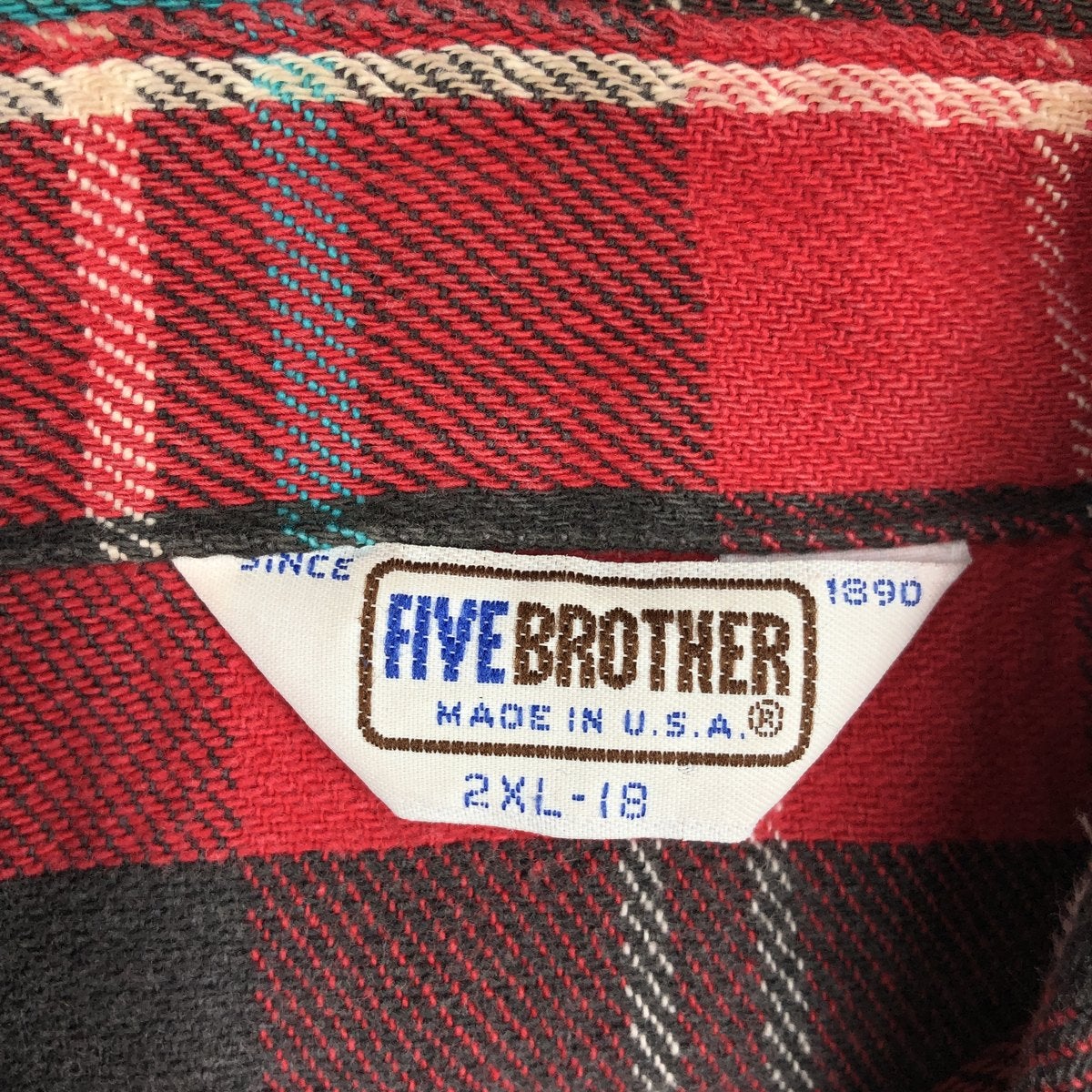 古着 70～80年代 ファイブブラザー Five Brother 長袖 フランネル