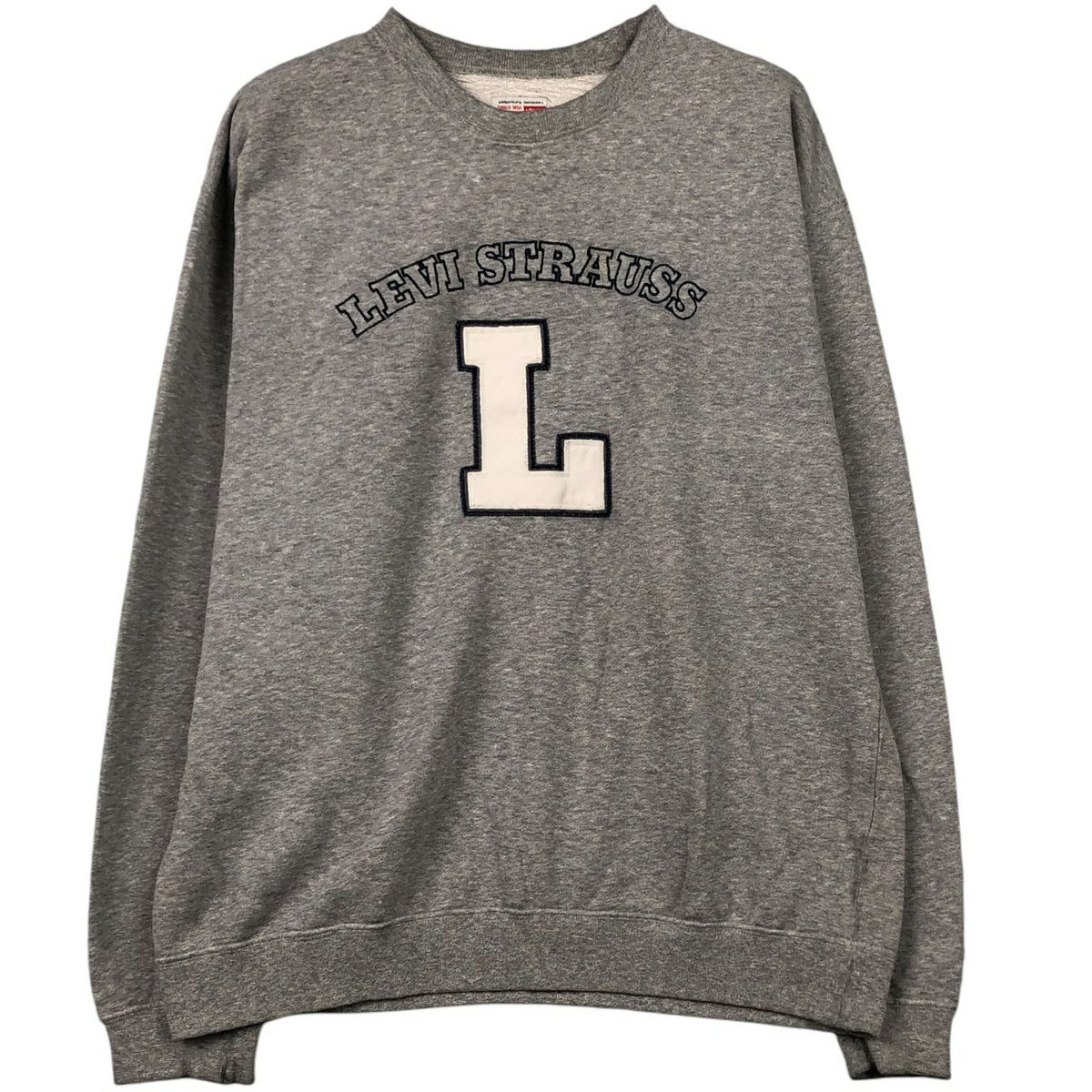 古着 リーバイス Levis ロゴスウェットシャツ トレーナー レディースL