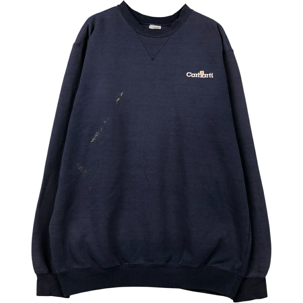 古着 カーハート Carhartt ORIGINAL FIT ワンポイントロゴスウェット