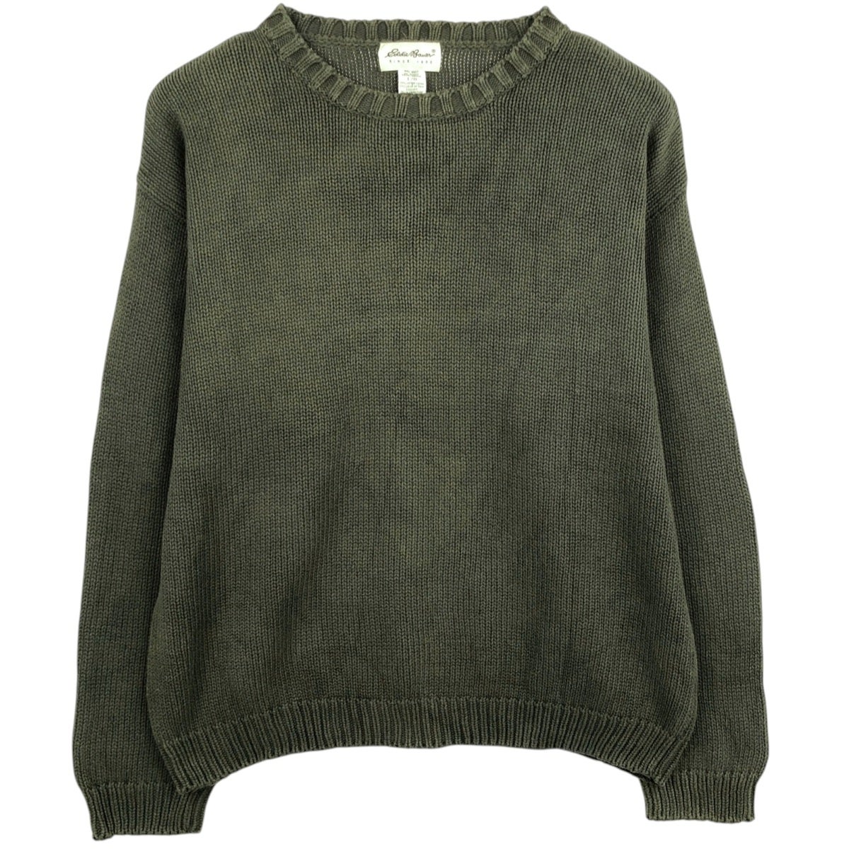 古着 90～00年代 エディーバウアー Eddie Bauer ケーブル編み コットン