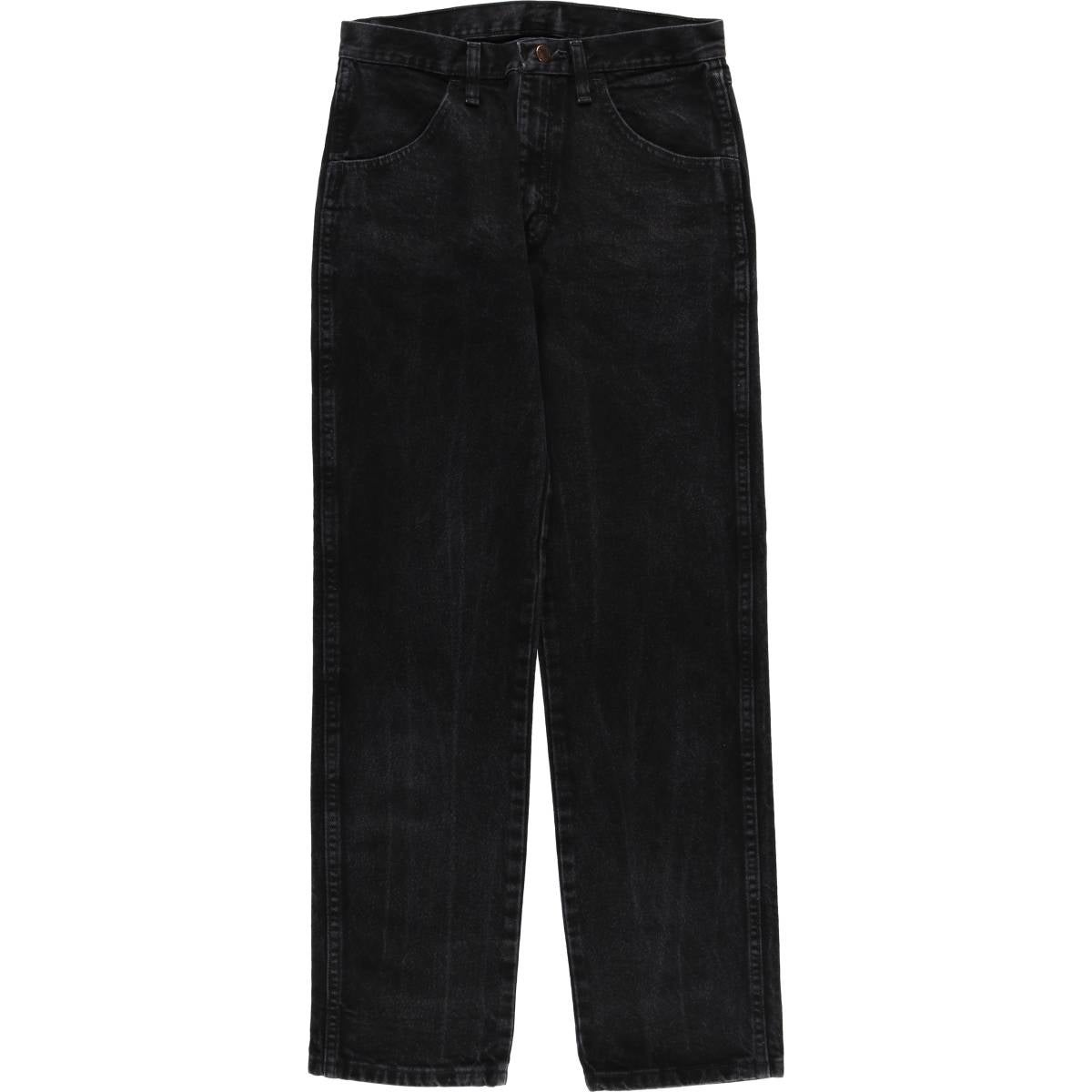 古着 ディーゼル DIESEL ブラックデニム ストレートデニムパンツ