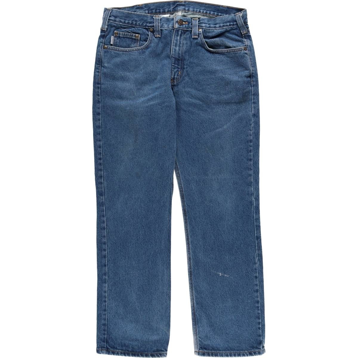 古着 カーハート Carhartt ストレートデニムパンツ メンズw34相当
