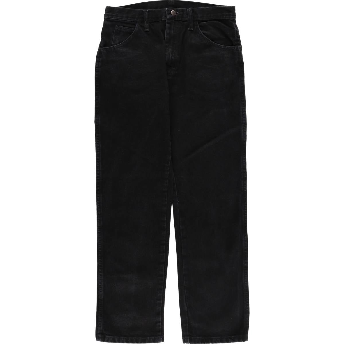 古着 ディーゼル DIESEL ブラックデニム ストレートデニムパンツ