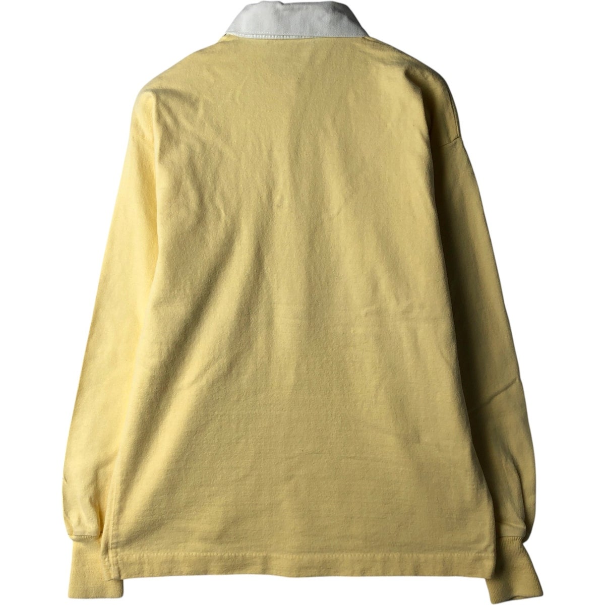 古着 90年代 ランズエンド LANDS END 長袖 ラガーシャツ USA製 メンズL