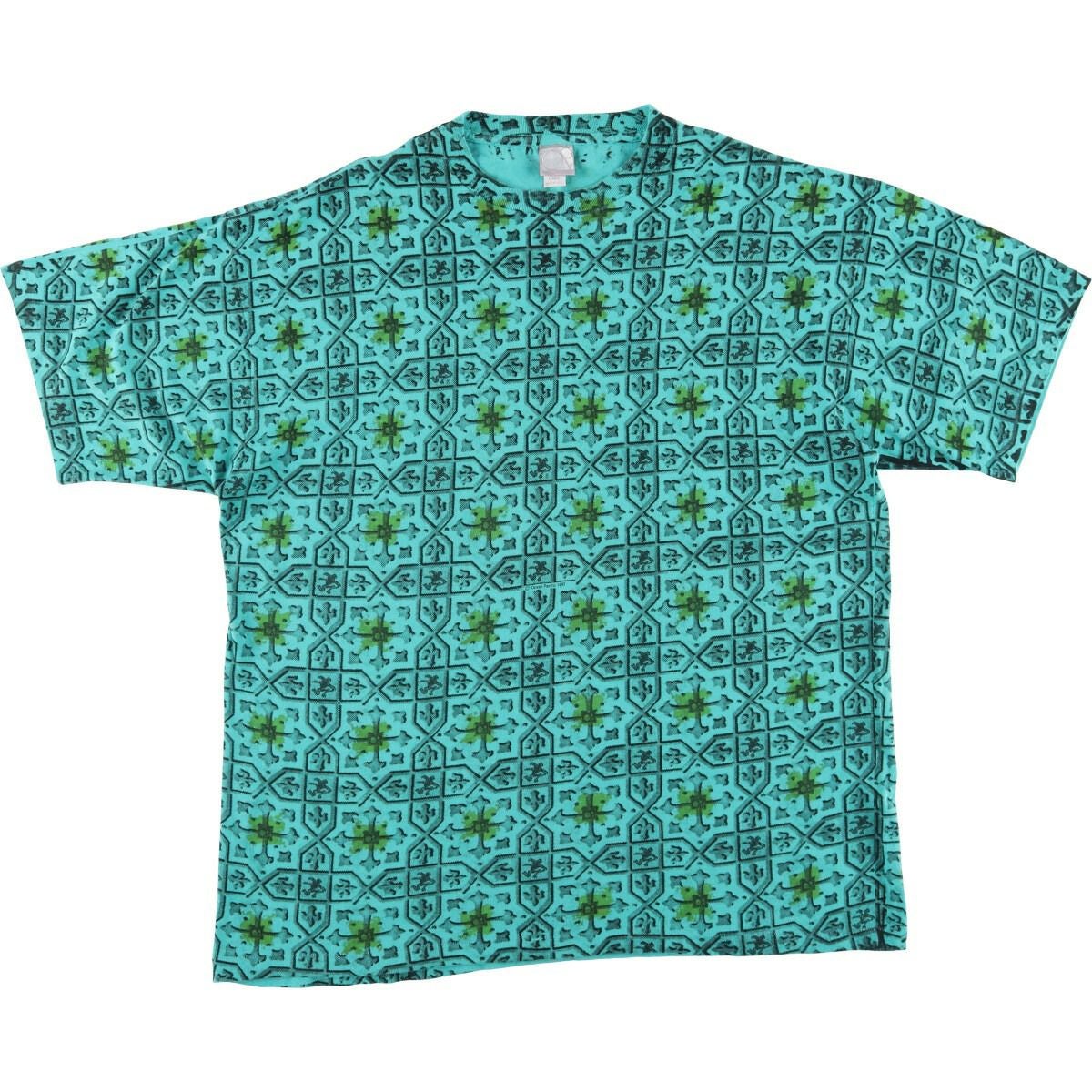 古着 90年代 オーシャンパシフィック Ocean pacific 総柄 スポーツT