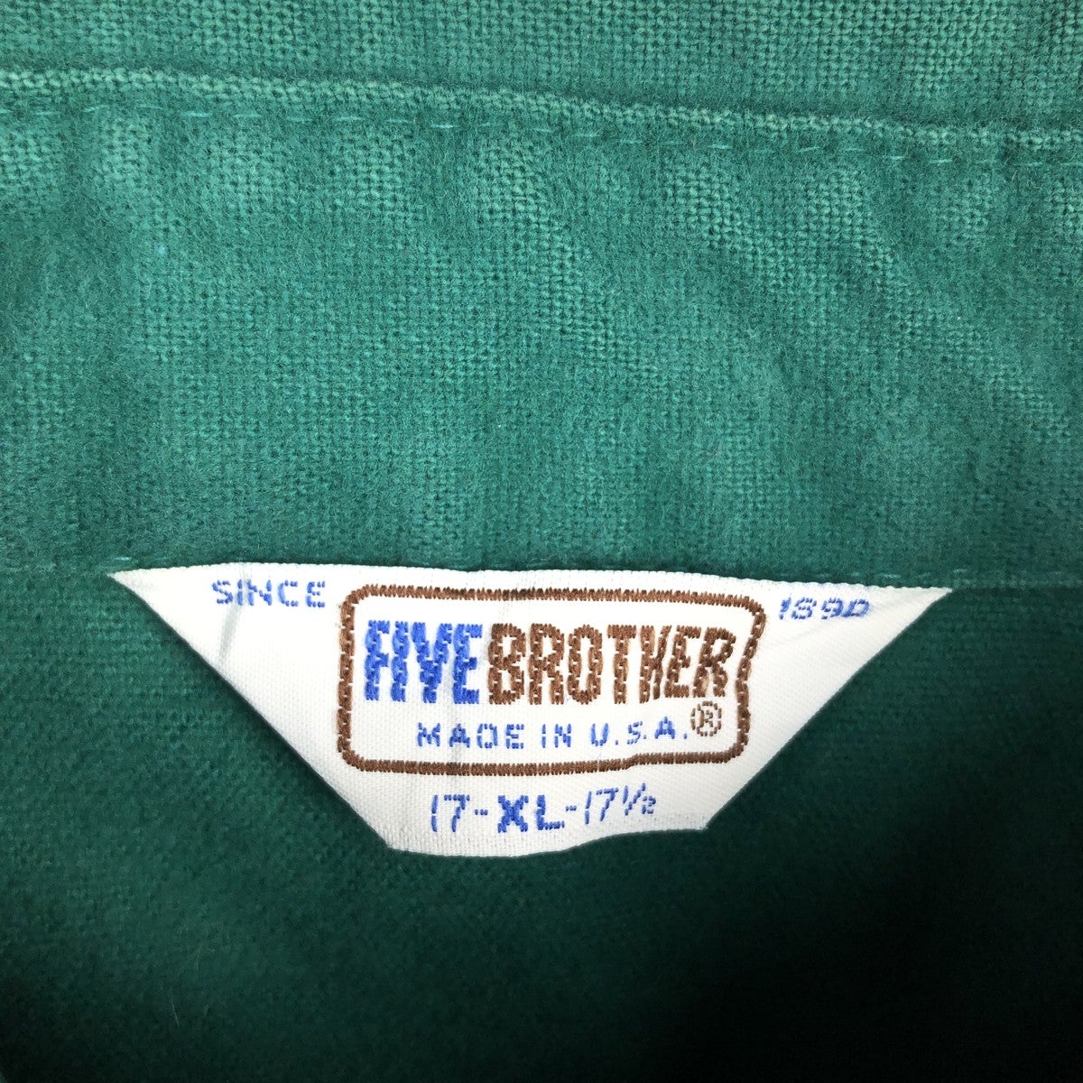 古着 70～80年代 ファイブブラザー Five Brother 長袖 シャモアクロス