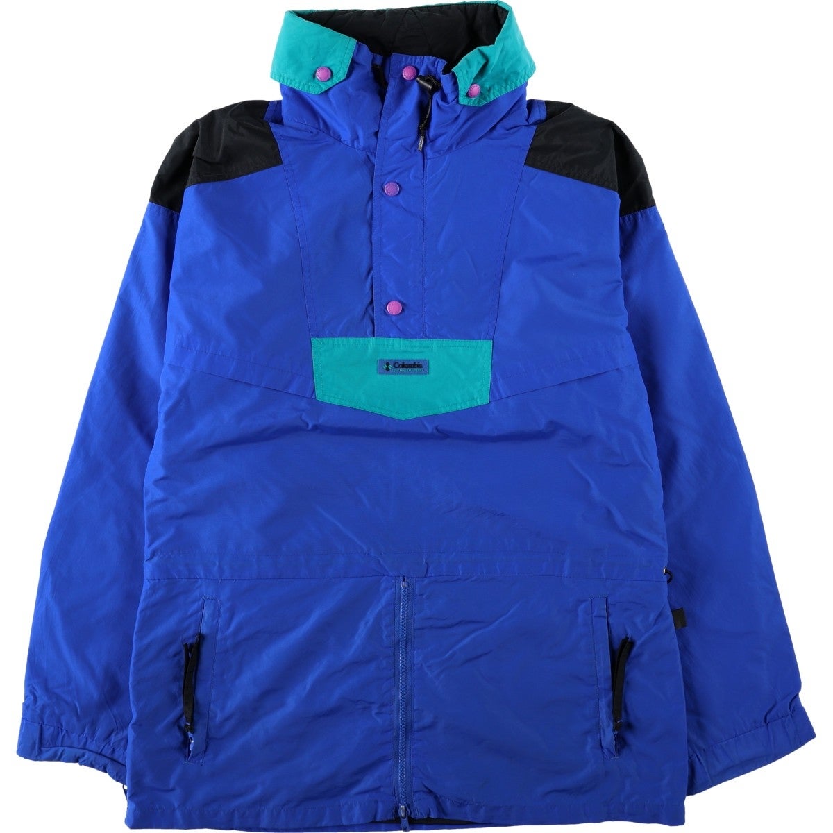 古着 90年代 コロンビア Columbia 白タグ アノラックジャケット メンズ