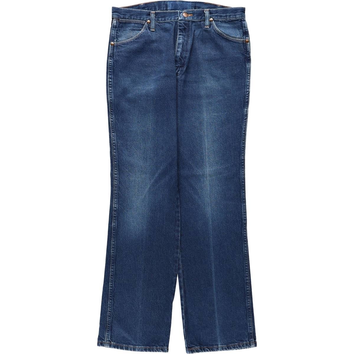 古着 80～90年代 RUSTLER ストレートデニムパンツ USA製 メンズw33相当